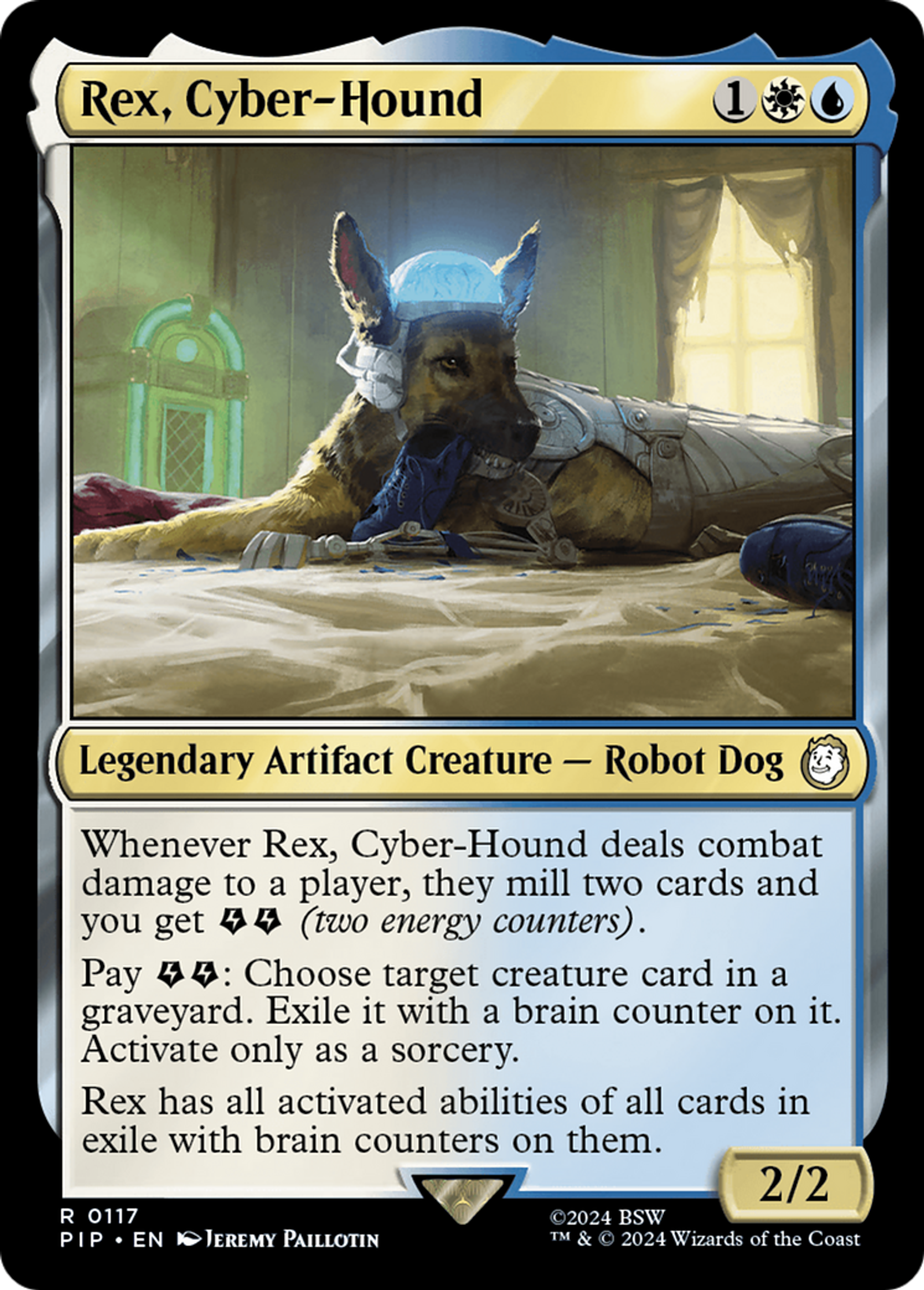 Rex, molosse cybernétique — Fallout — Magic: The Gathering