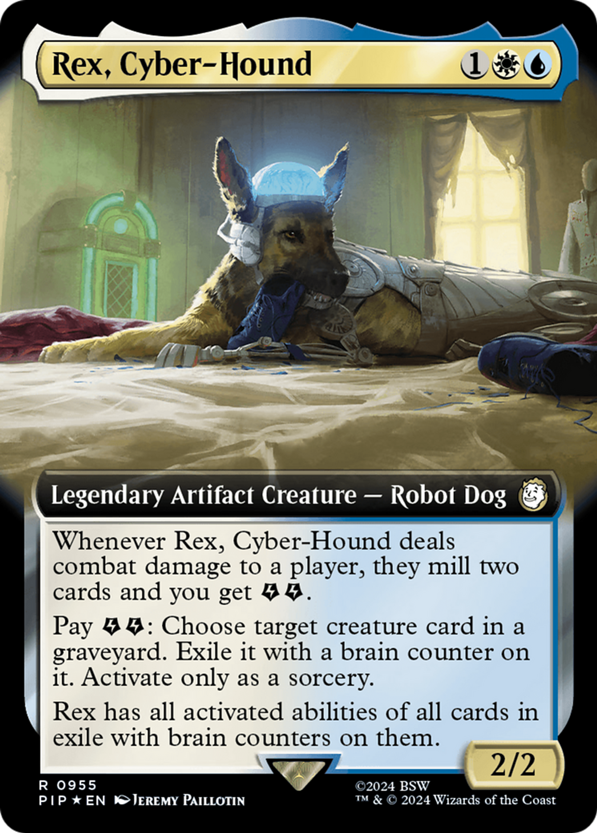 Rex, molosse cybernétique — Fallout — Magic: The Gathering