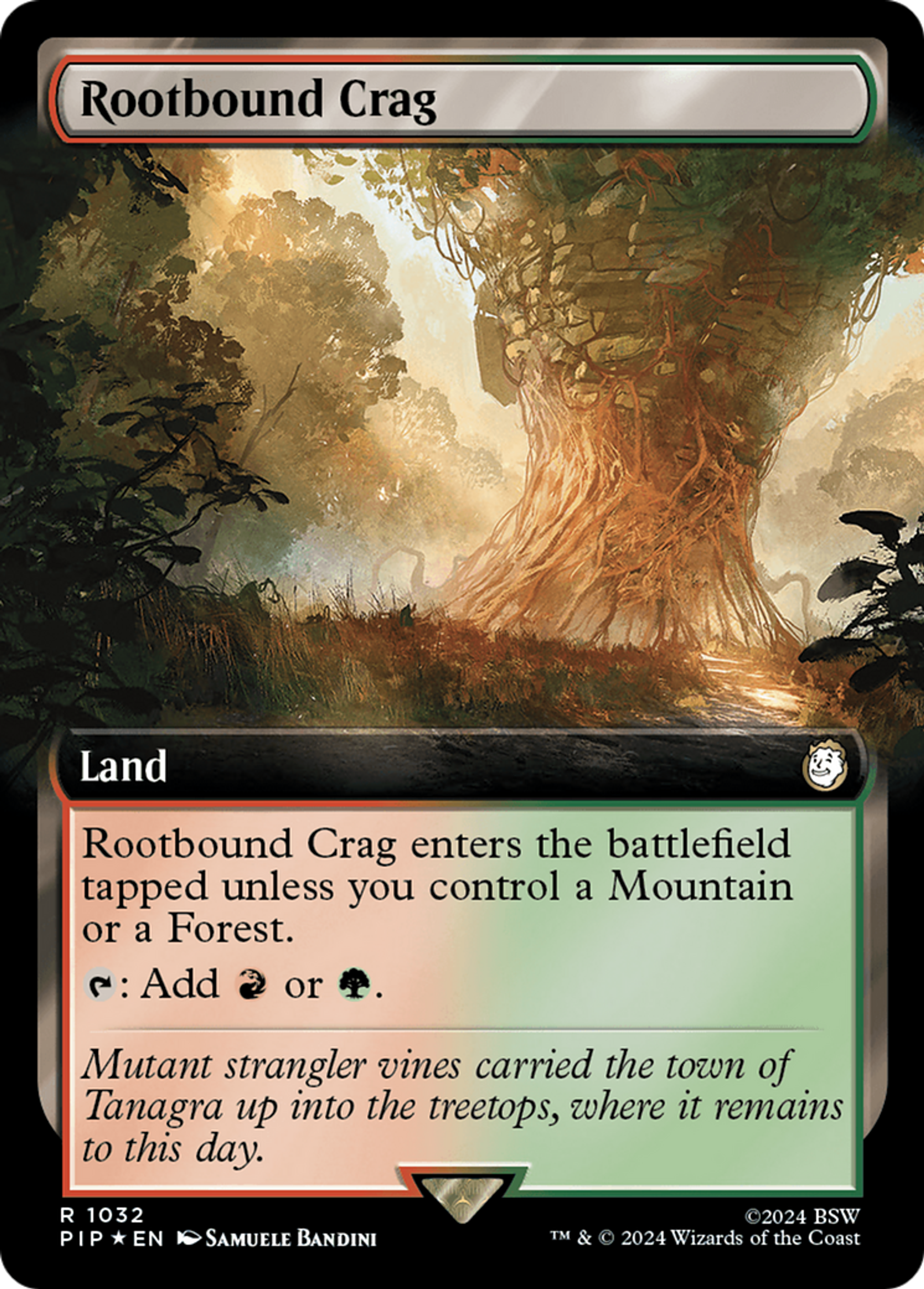 Rootbound Crag — Fallout — Magic: The Gathering