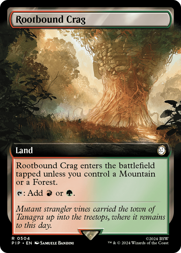 Rootbound Crag — Fallout — Magic: The Gathering