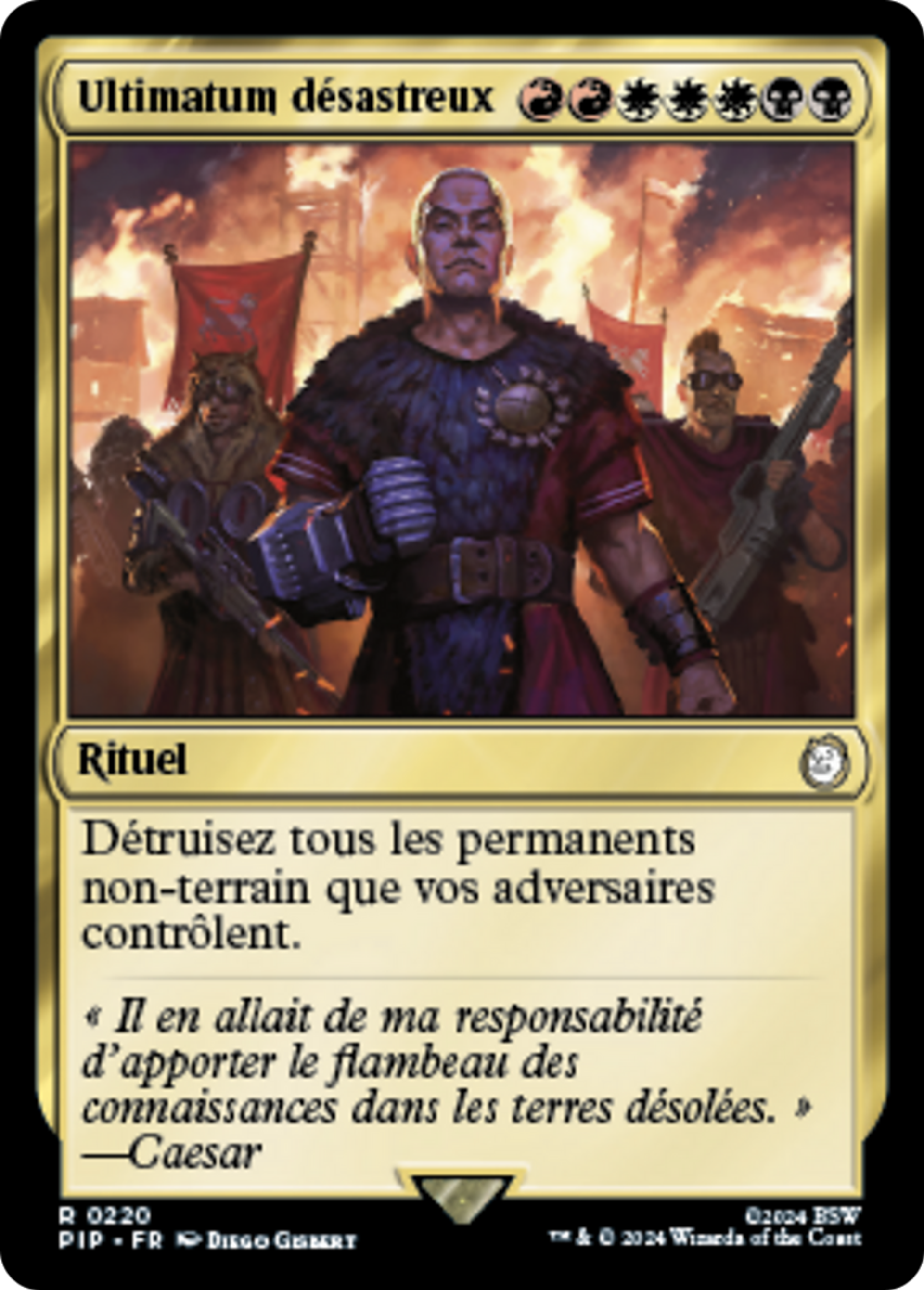 Ultimatum désastreux — Fallout — Magic: The Gathering