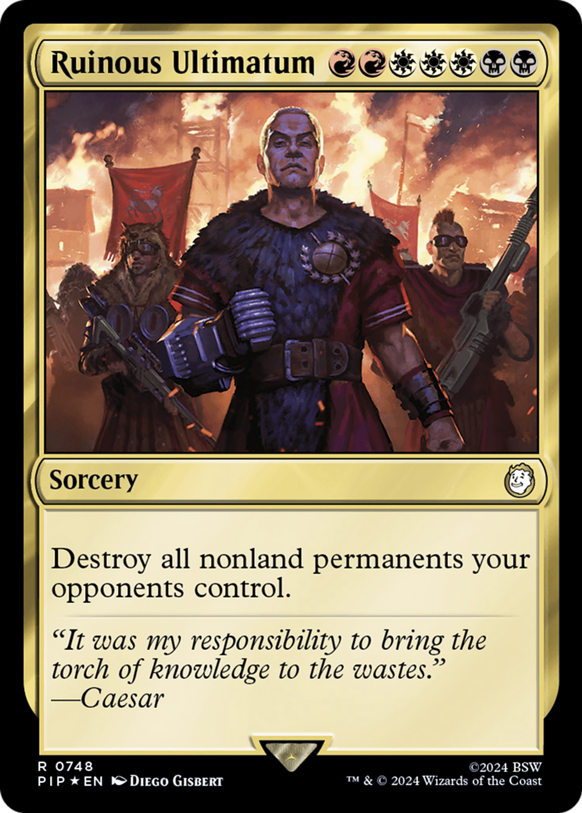 Ultimatum désastreux — Fallout — Magic: The Gathering