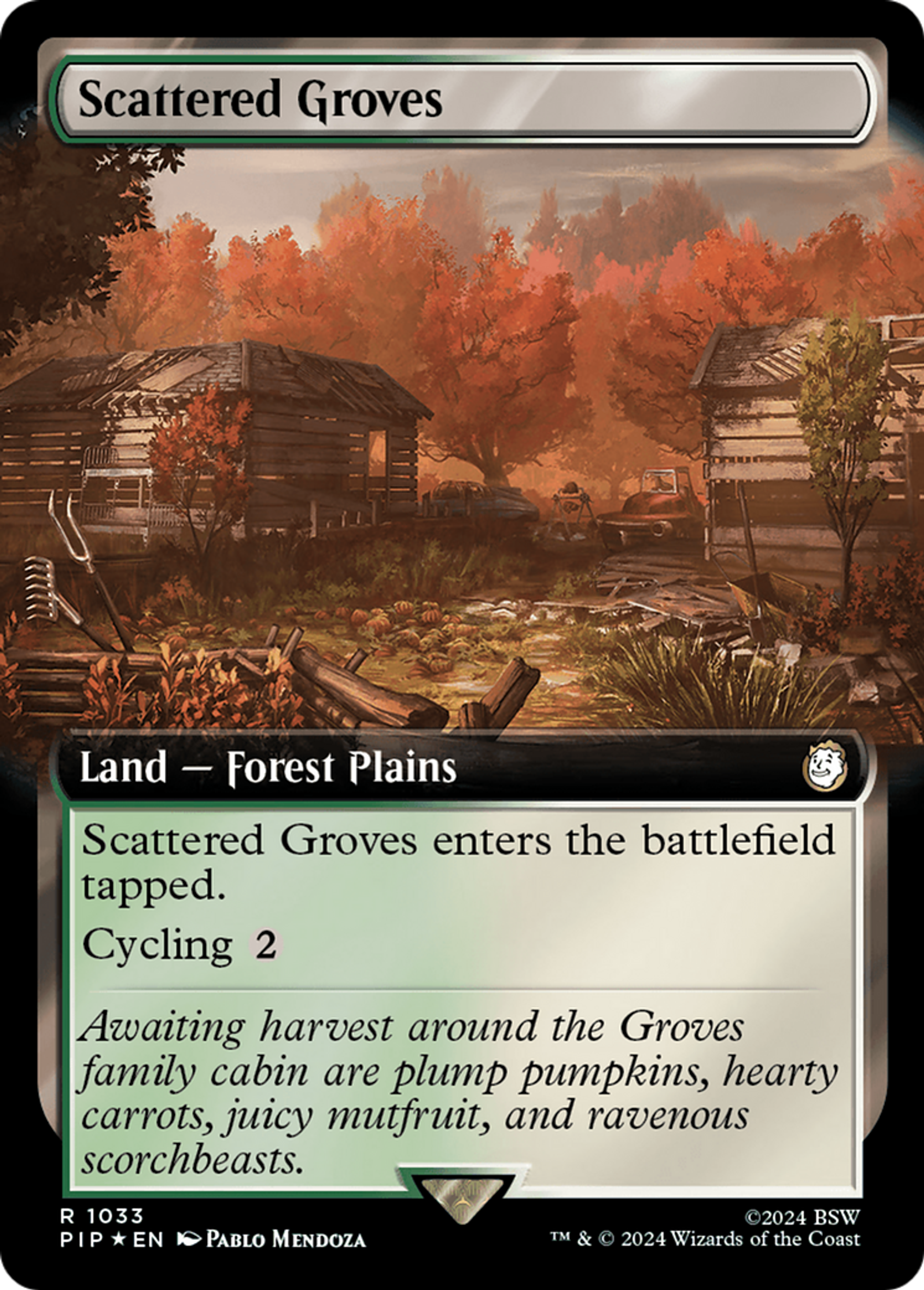 Scattered Groves — Fallout — Magic: The Gathering