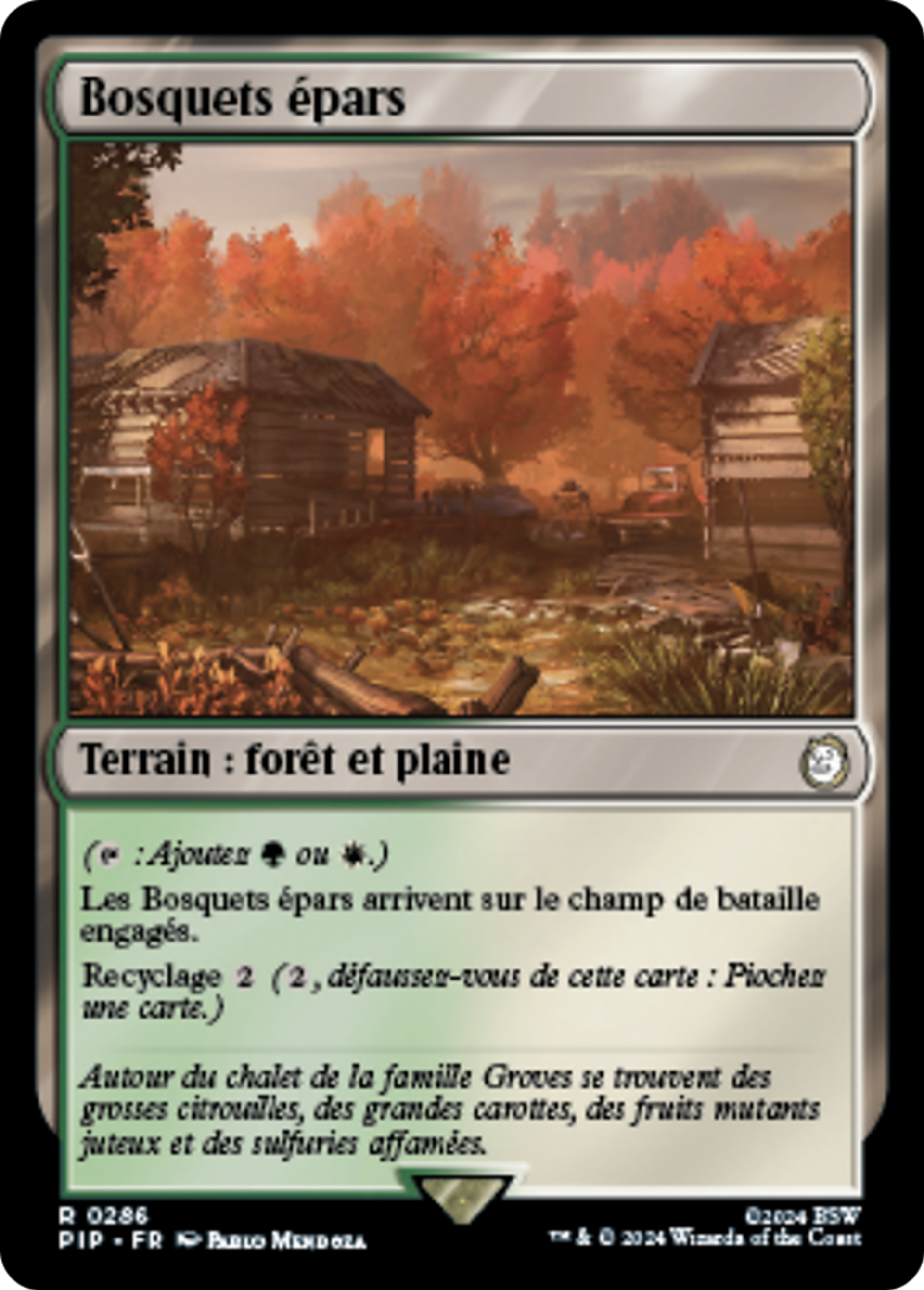 Bosquets épars — Fallout — Magic: The Gathering