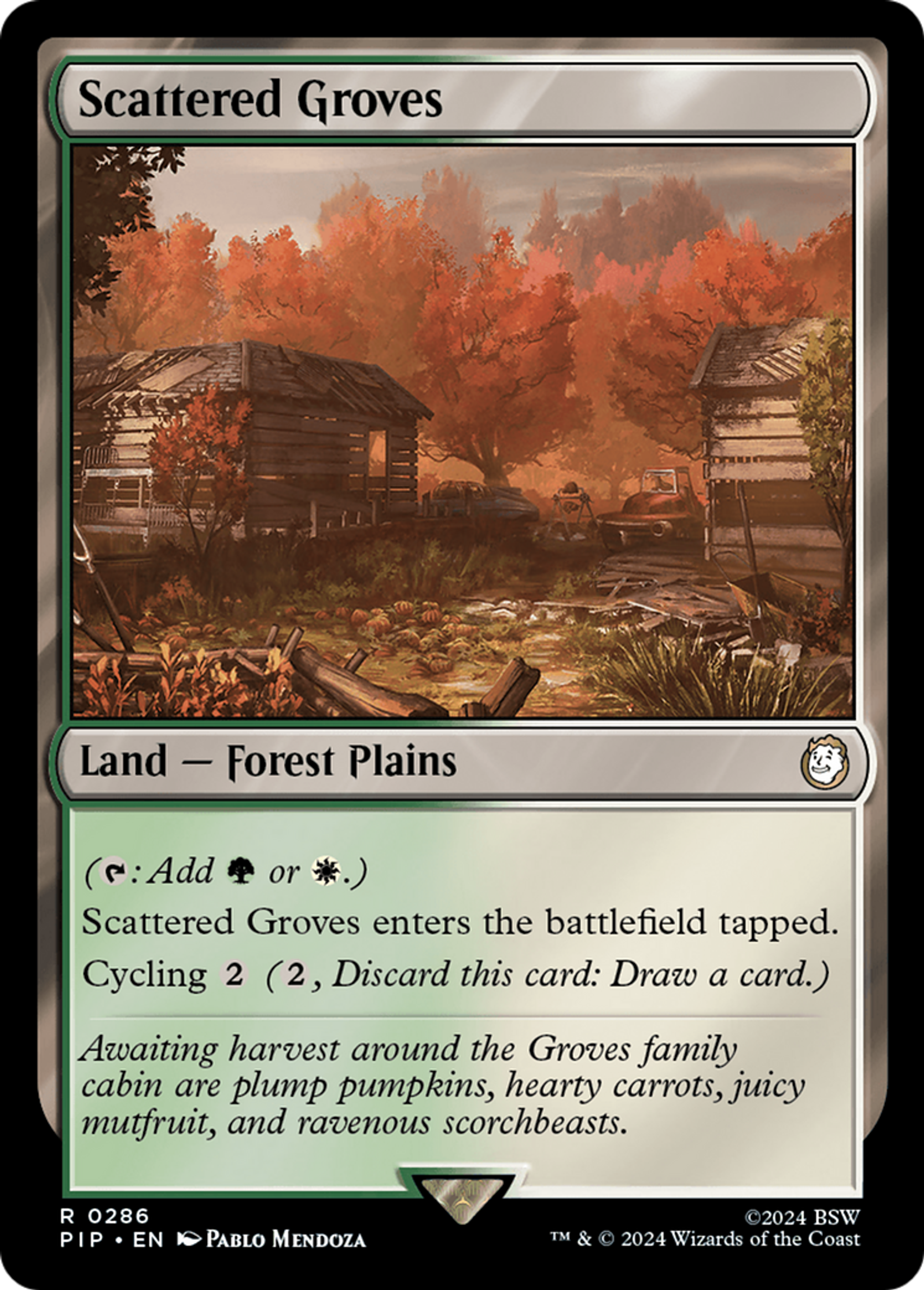 Scattered Groves — Fallout — Magic: The Gathering