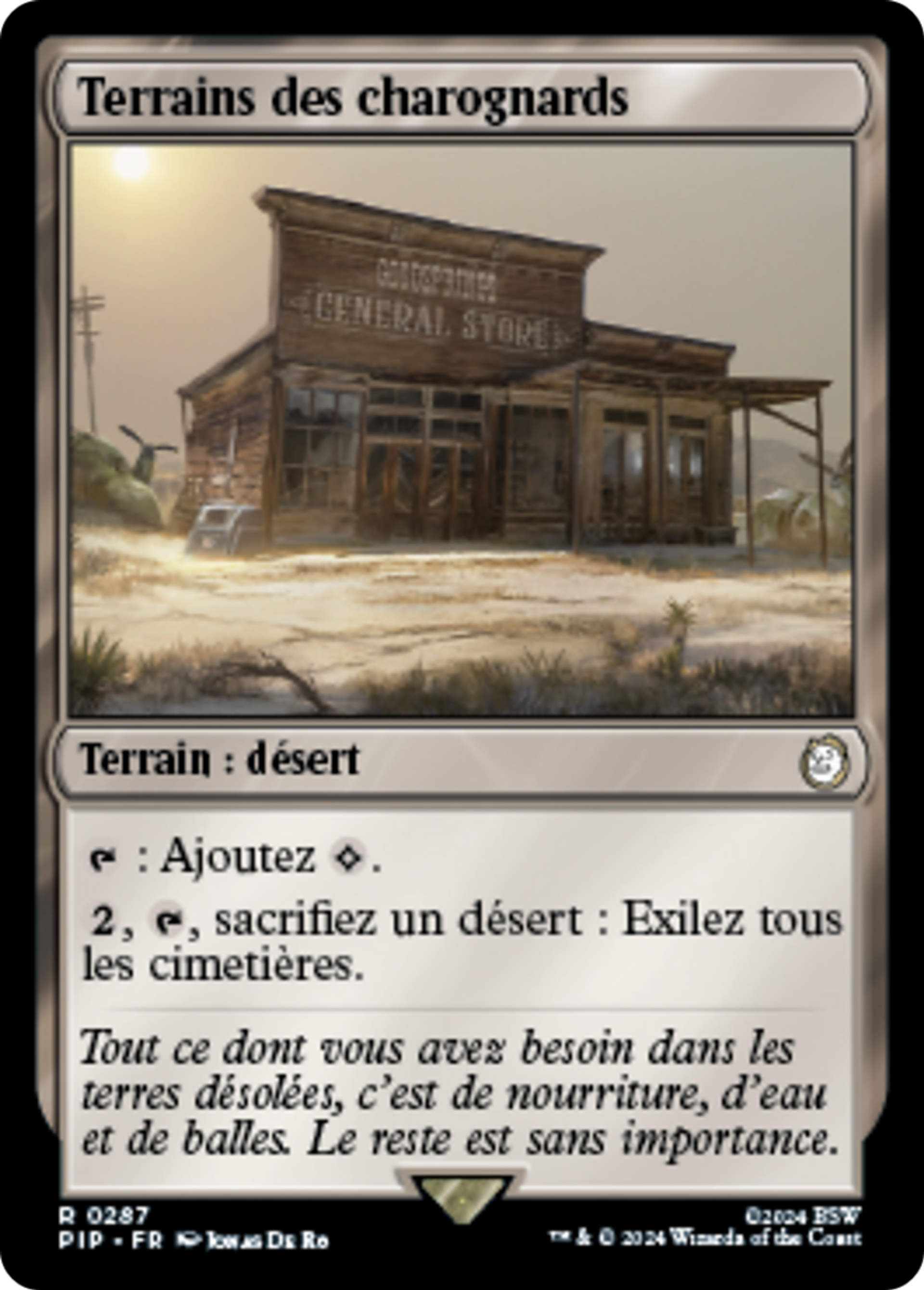 Terrains des charognards — Fallout — Magic: The Gathering