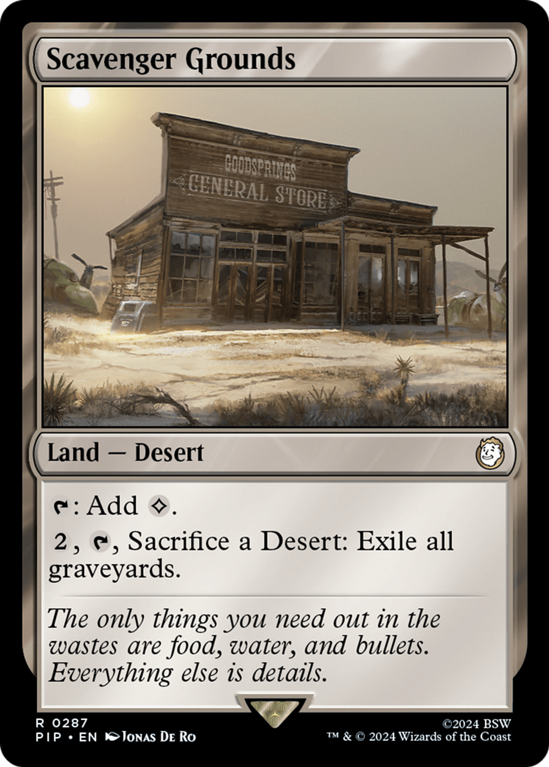 Scavenger Grounds — Fallout — Magic: The Gathering
