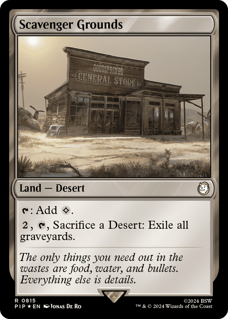 Scavenger Grounds — Fallout — Magic: The Gathering
