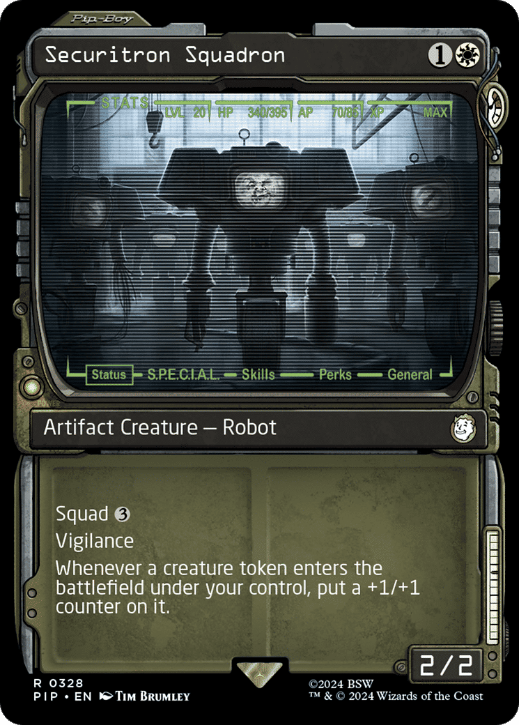 Securitron Squadron — Fallout — Magic: The Gathering