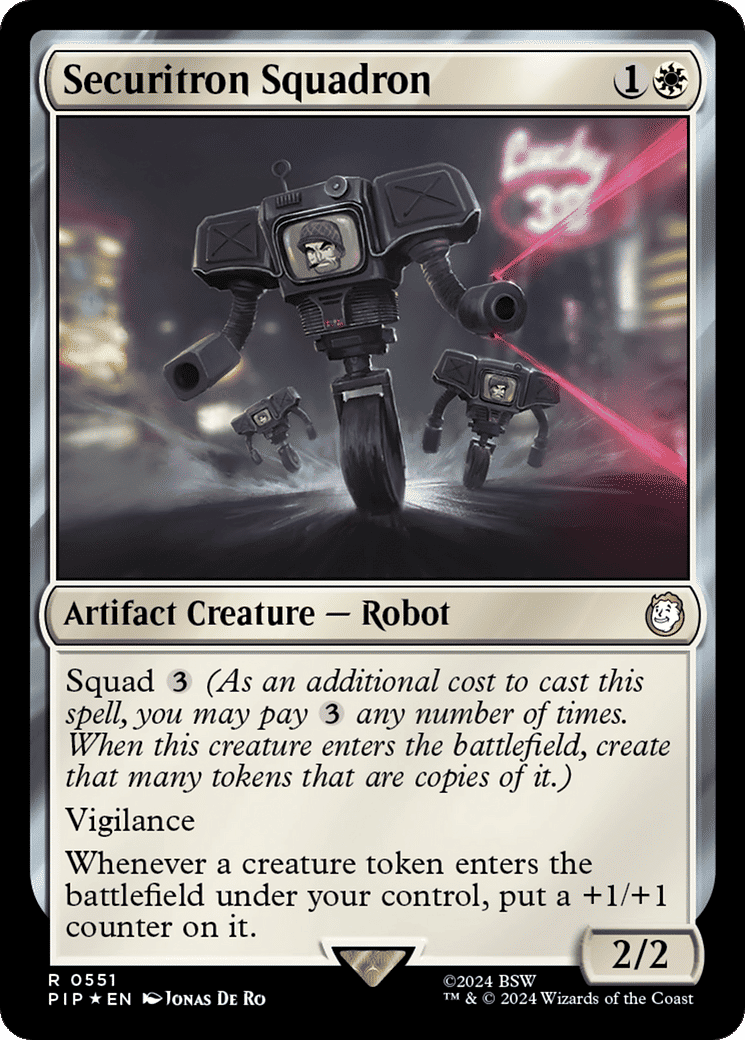 Securitron Squadron — Fallout — Magic: The Gathering
