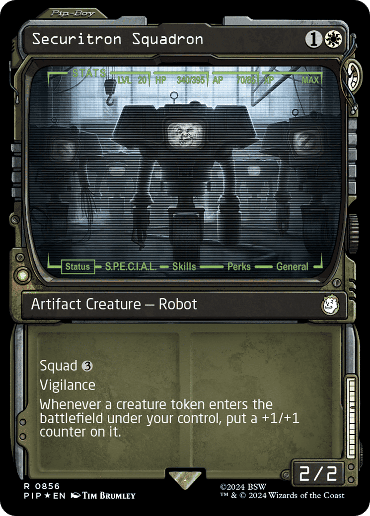 Securitron Squadron — Fallout — Magic: The Gathering