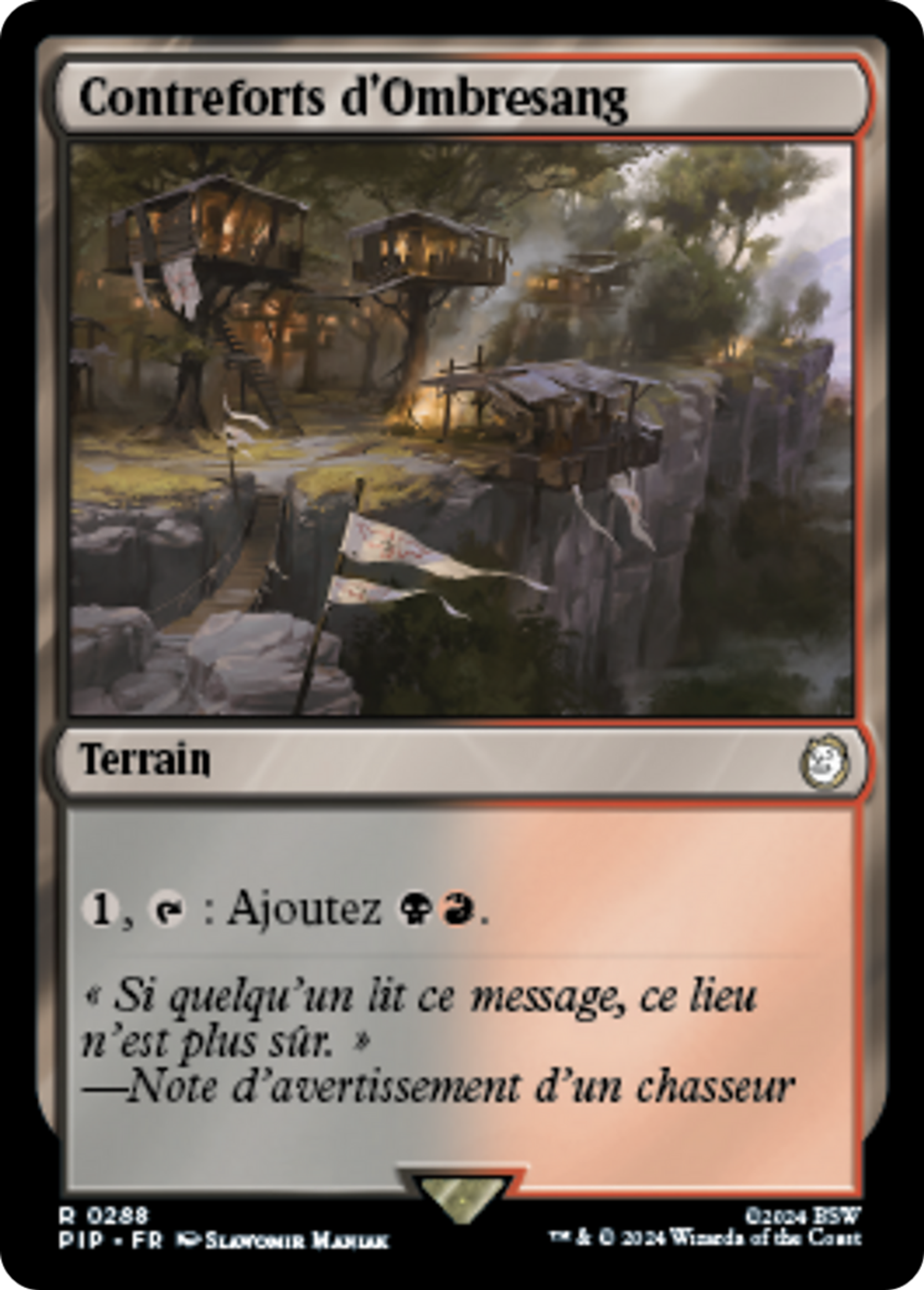 Contreforts d'Ombresang — Fallout — Magic: The Gathering