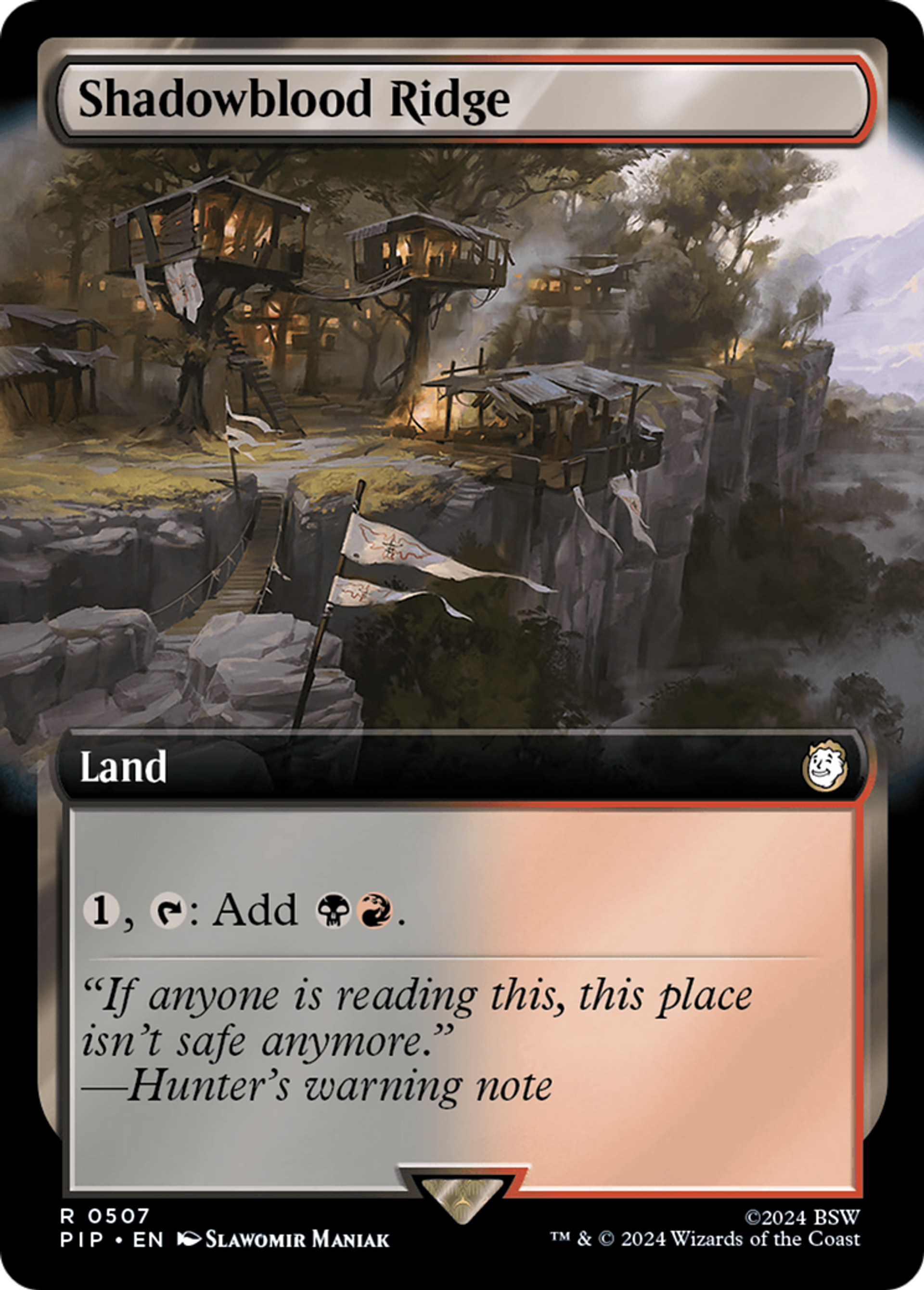 Shadowblood Ridge — Fallout — Magic: The Gathering