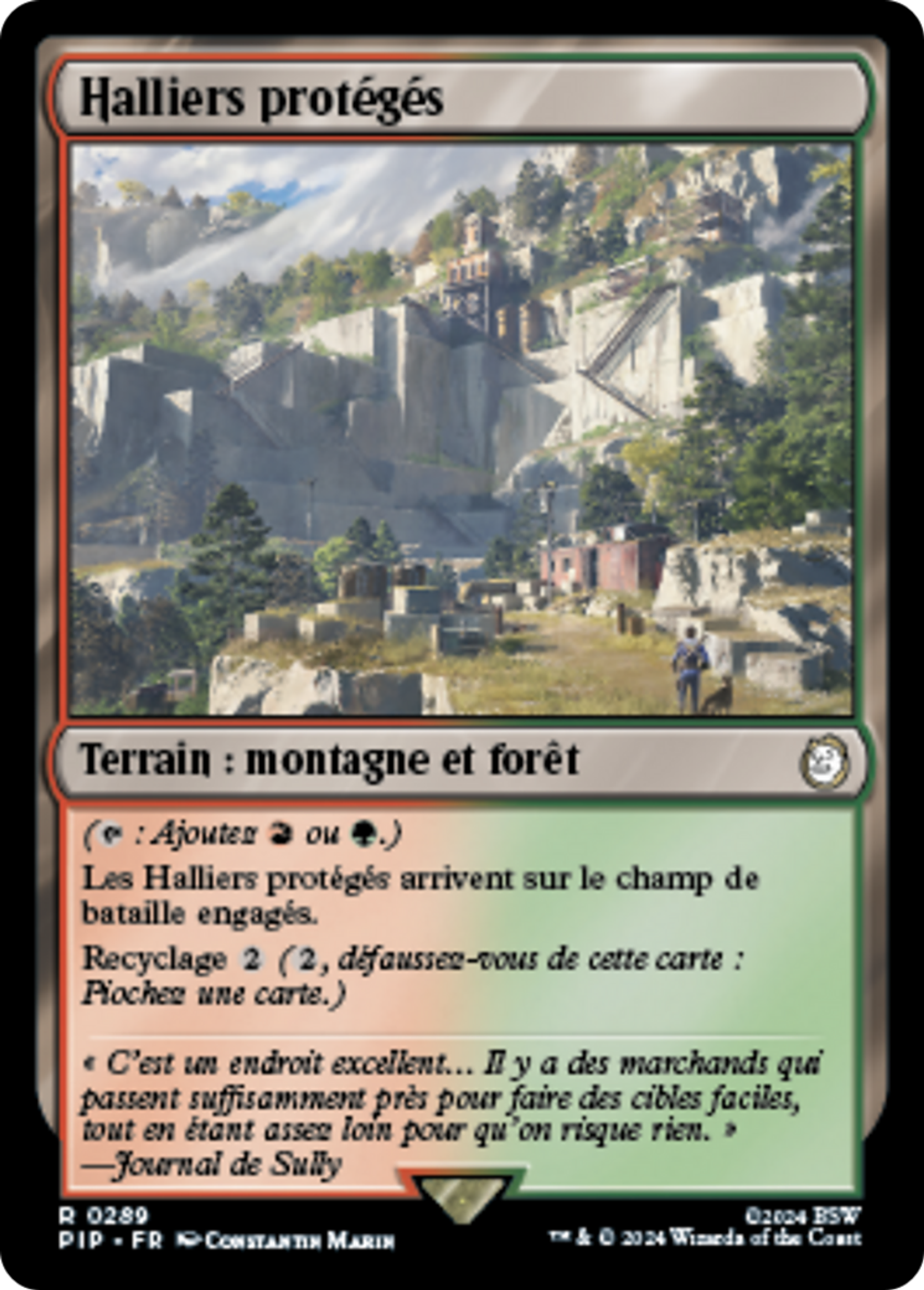 Halliers protégés — Fallout — Magic: The Gathering