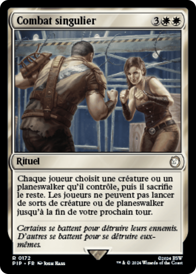 Combat singulier — Fallout — Magic: The Gathering