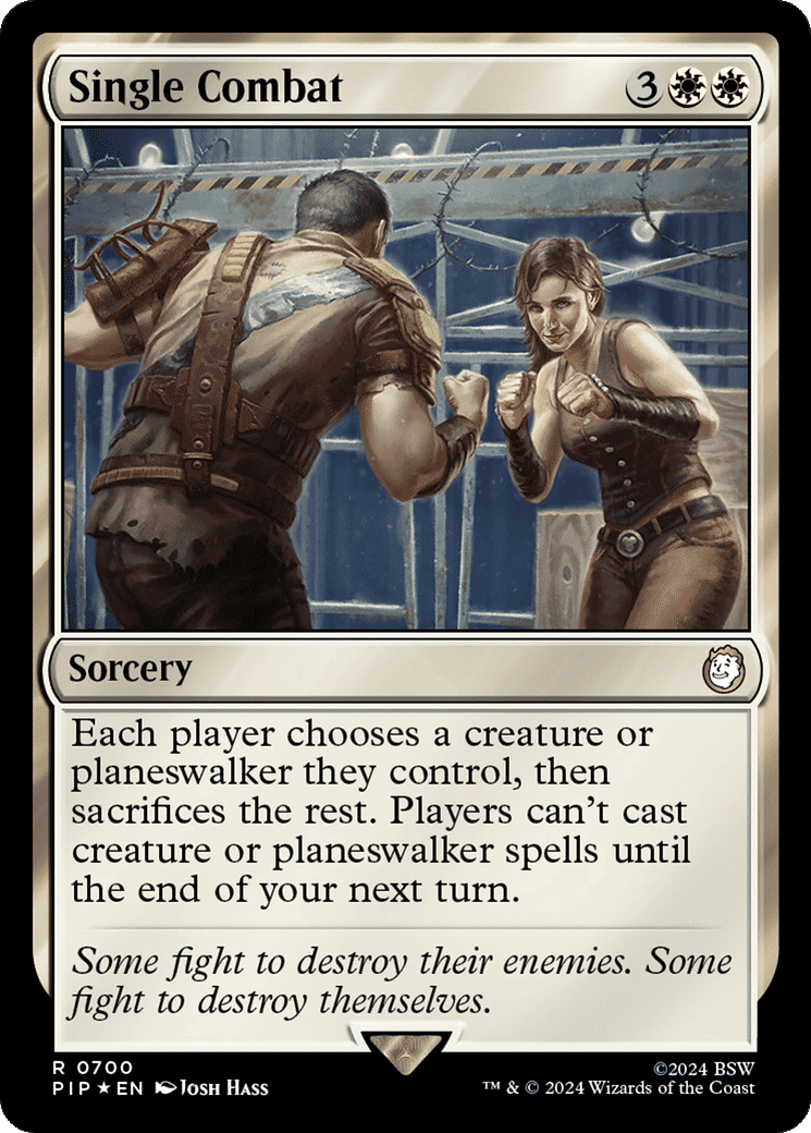 Single Combat — Fallout — Magic: The Gathering