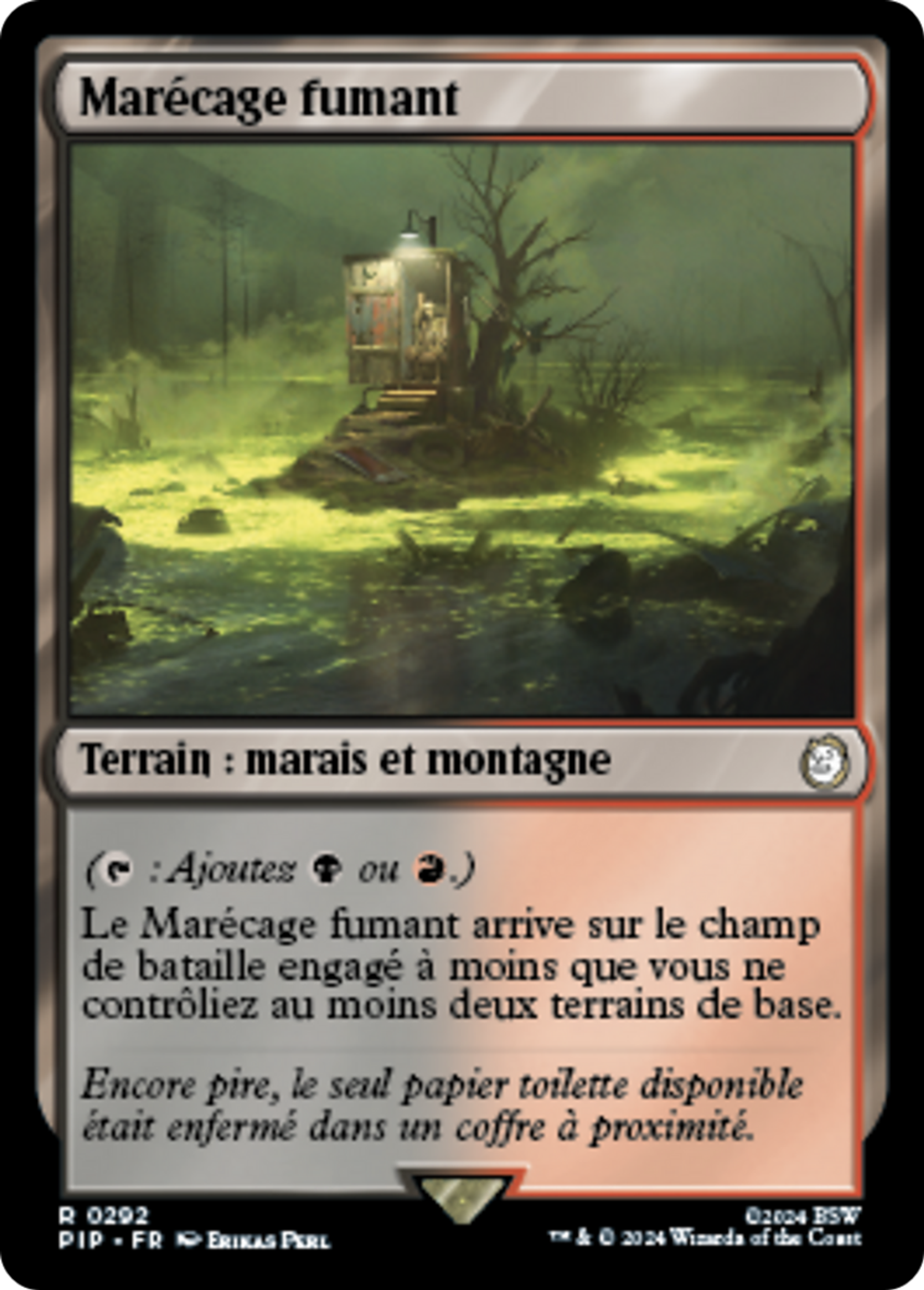 Marécage fumant — Fallout — Magic: The Gathering