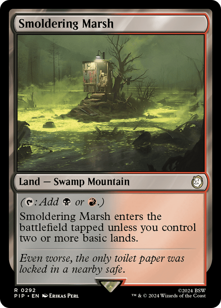 Smoldering Marsh — Fallout — Magic: The Gathering