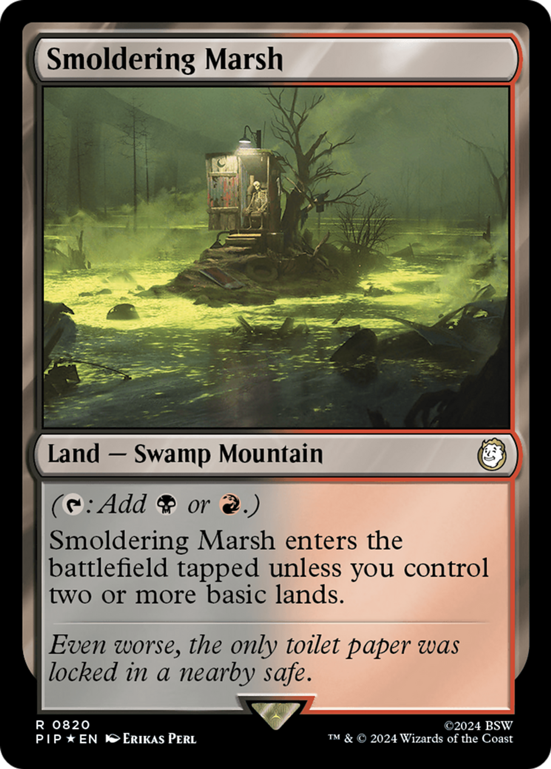 Smoldering Marsh — Fallout — Magic: The Gathering