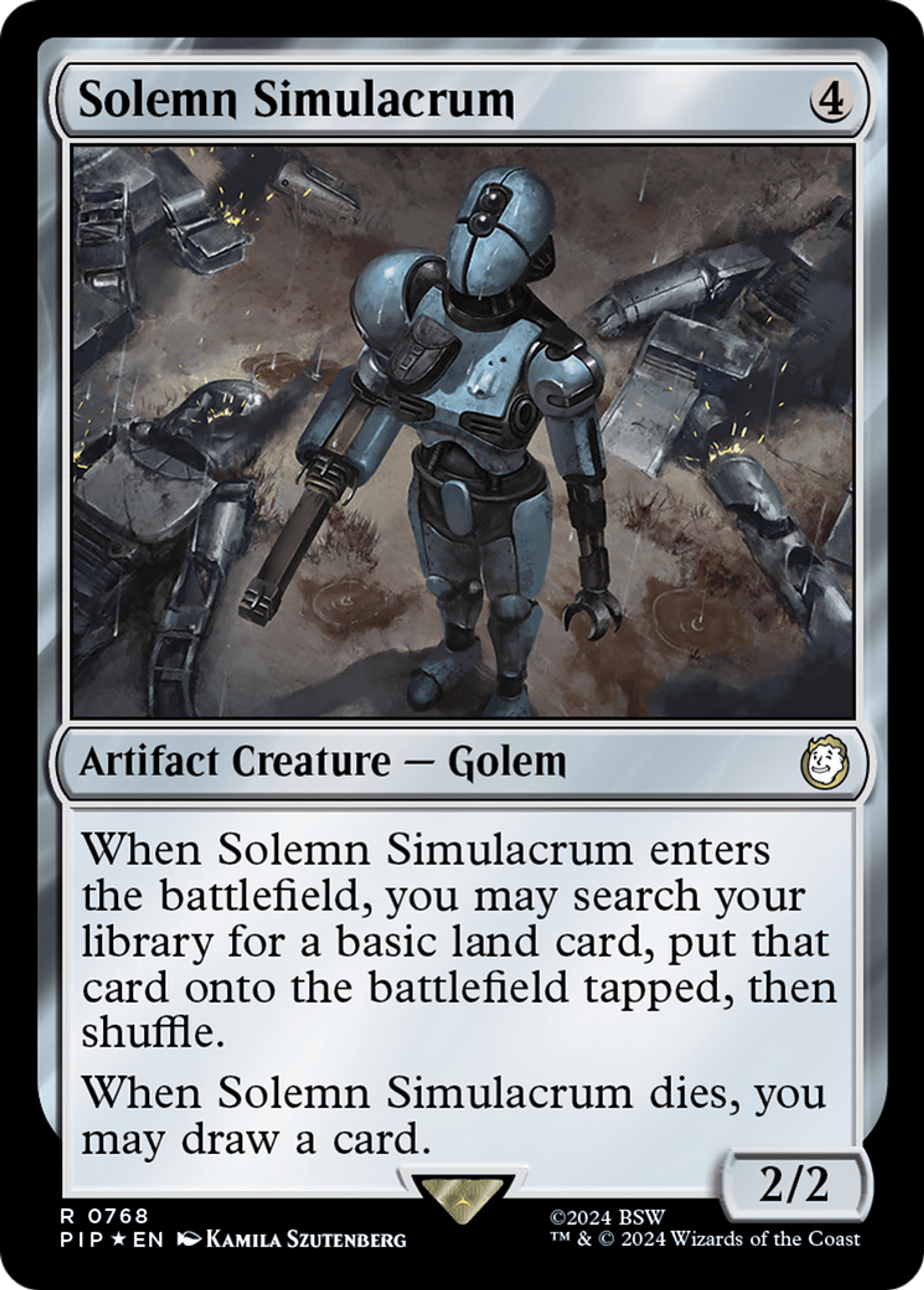 Simulacre solennel — Fallout — Magic: The Gathering