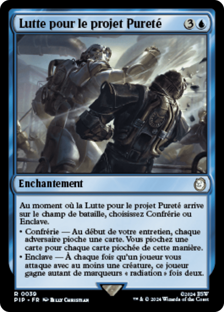 Lutte pour le projet Pureté — Fallout — Magic: The Gathering