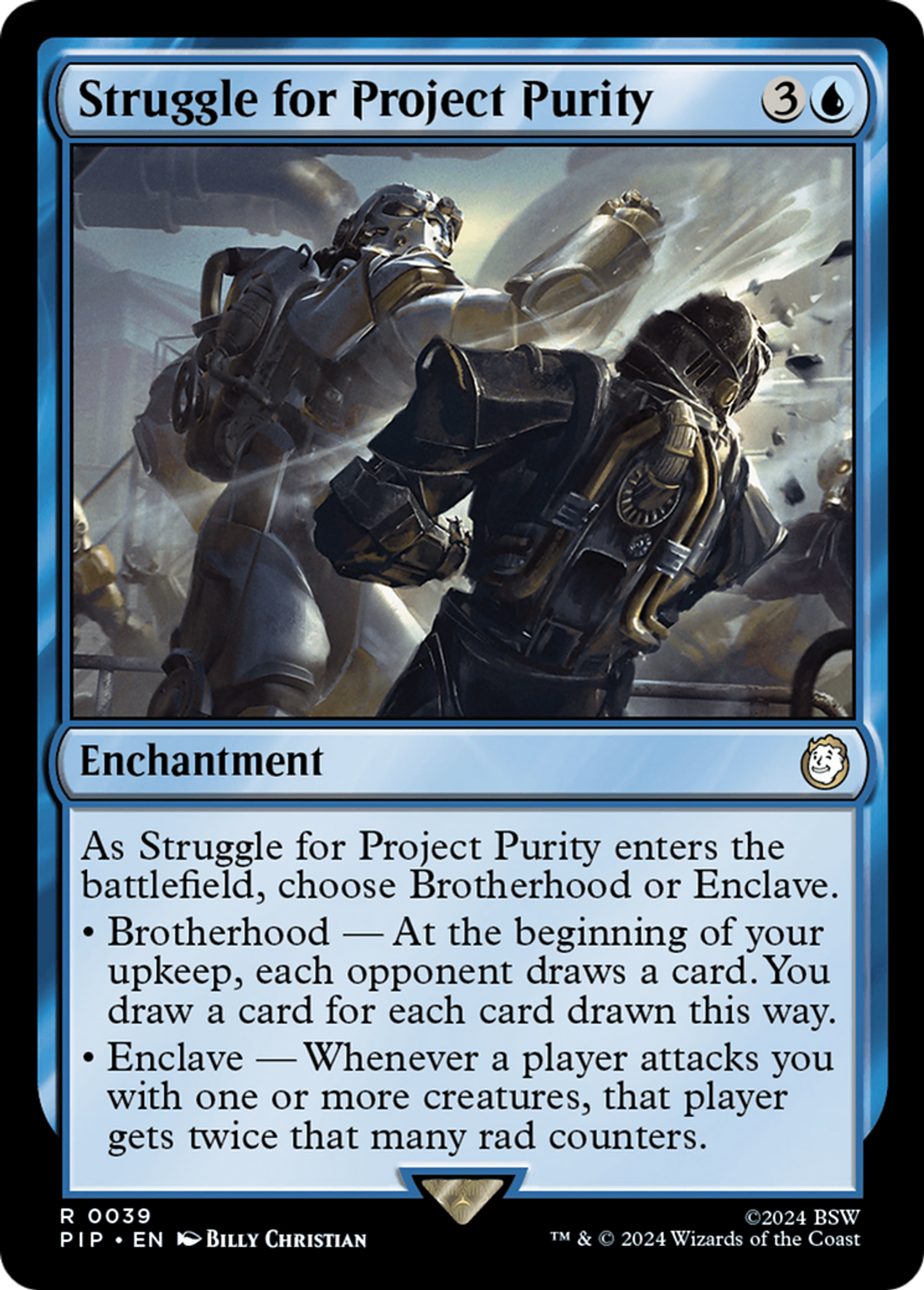 Lutte pour le projet Pureté — Fallout — Magic: The Gathering