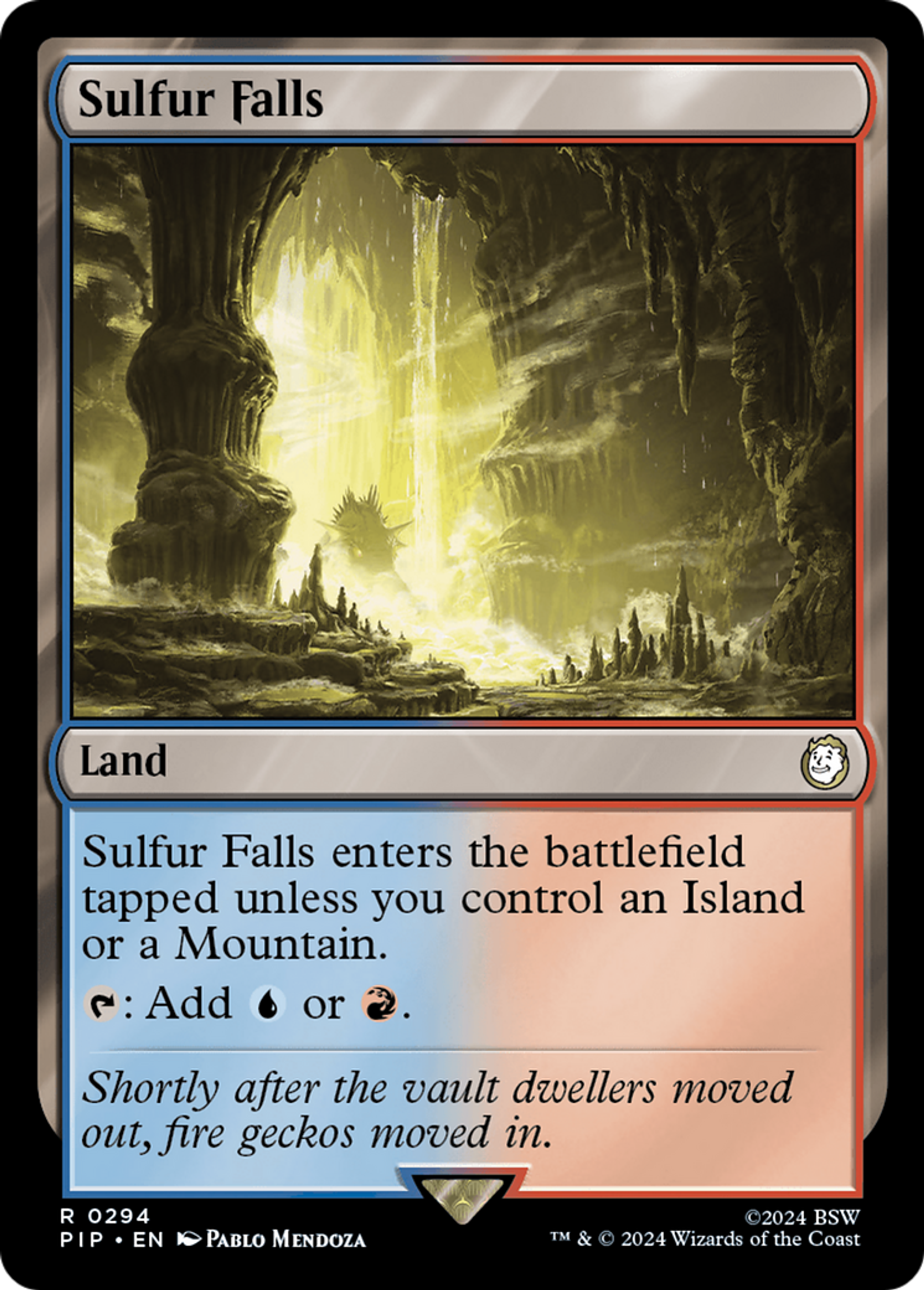 Chutes de soufre — Fallout — Magic: The Gathering