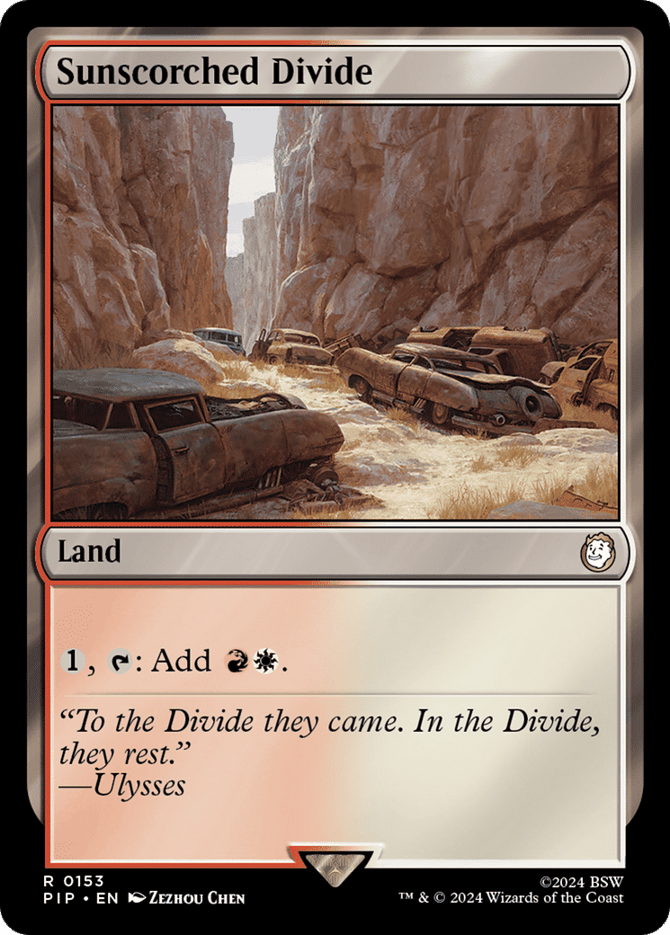 Sunscorched Divide — Fallout — Magic: The Gathering
