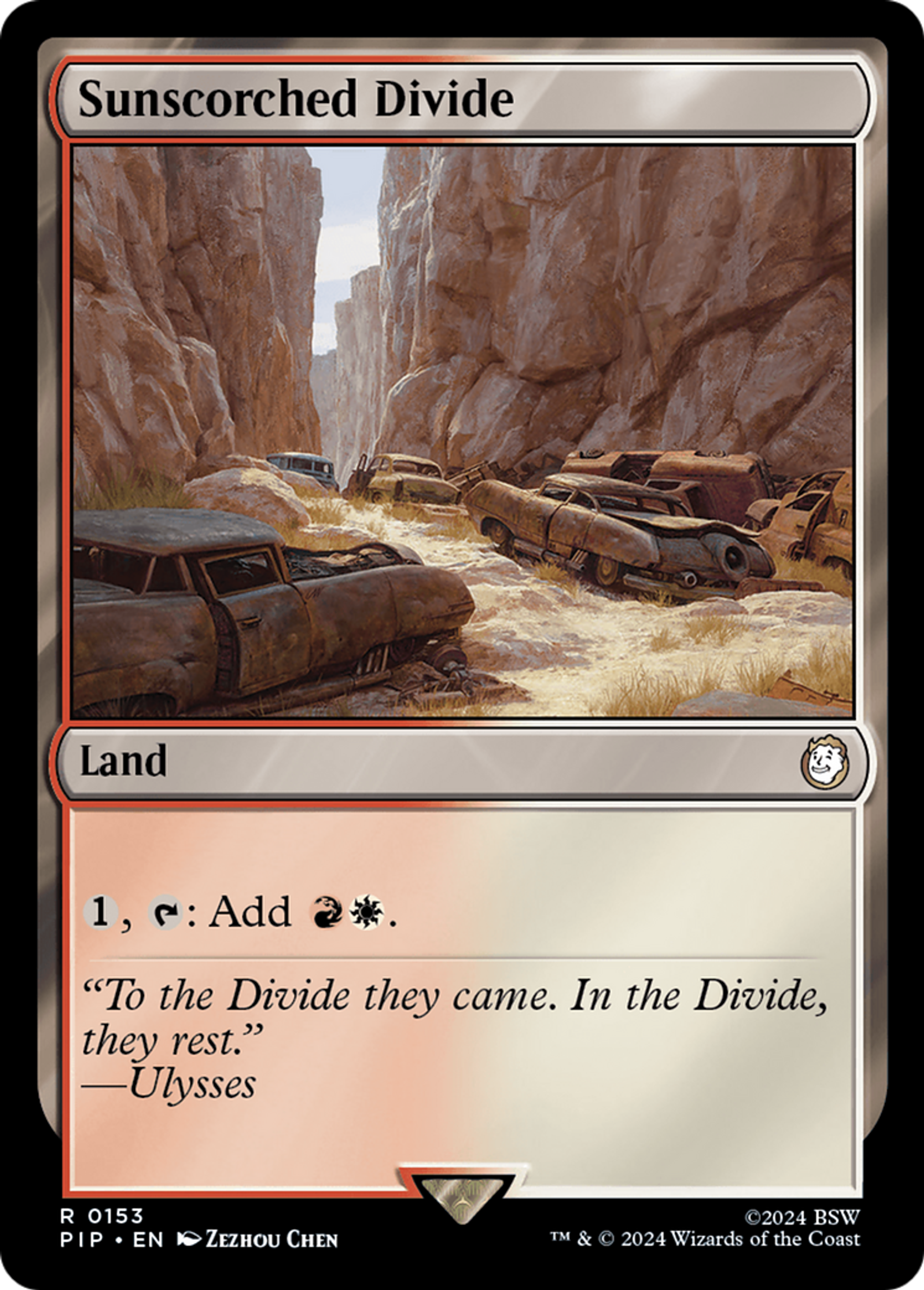 Sunscorched Divide — Fallout — Magic: The Gathering