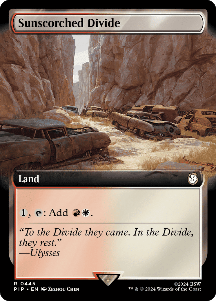 Sunscorched Divide — Fallout — Magic: The Gathering