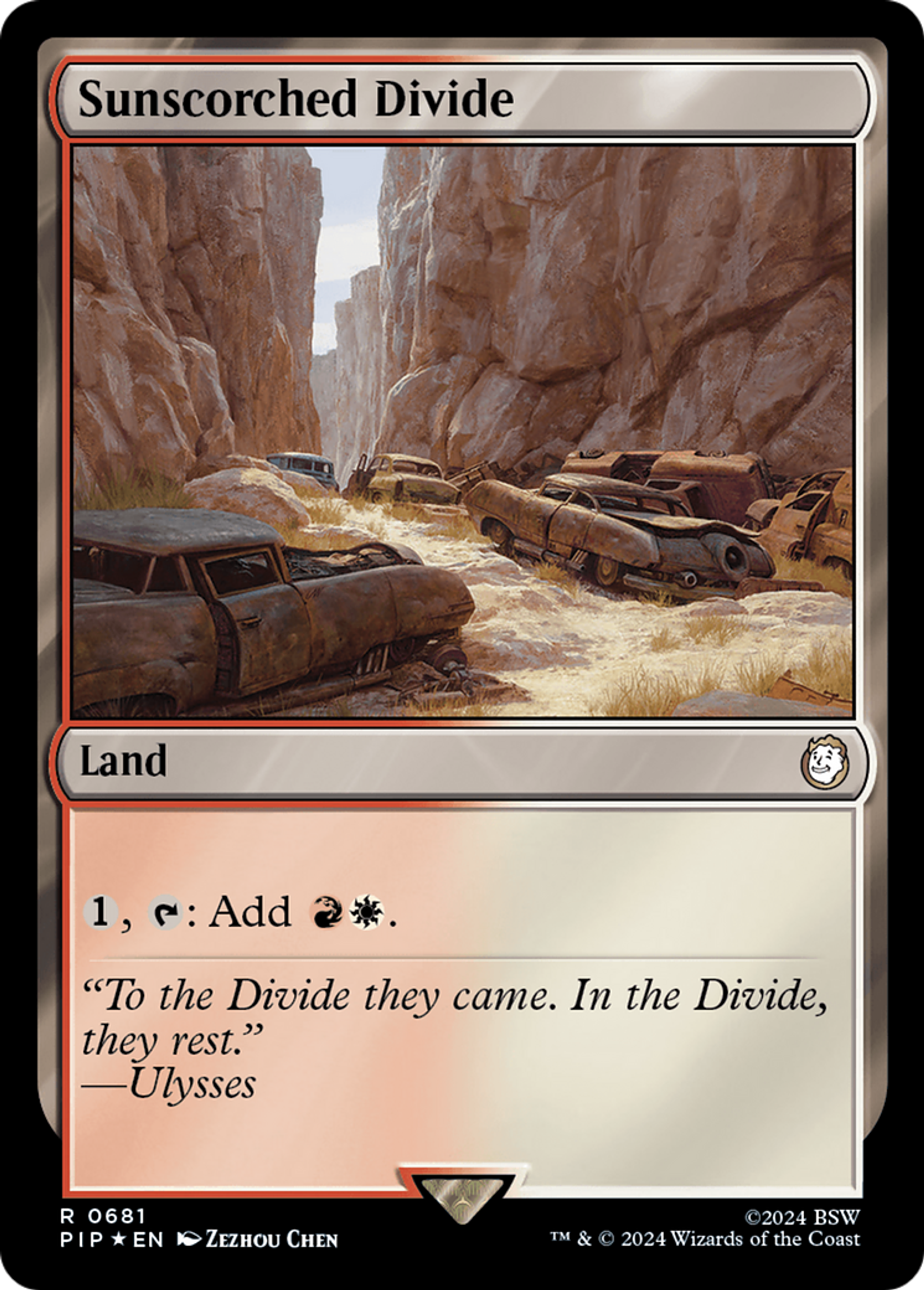 Sunscorched Divide — Fallout — Magic: The Gathering