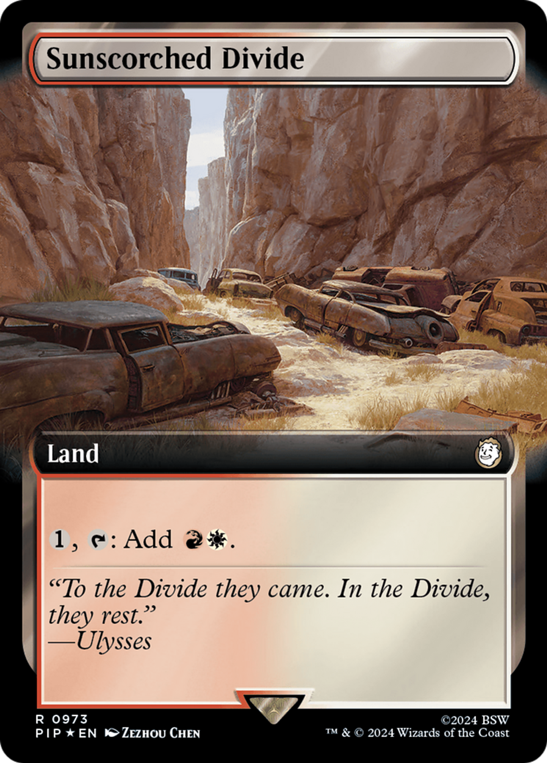 Ligne de Partage brûlée par le soleil — Fallout — Magic: The Gathering