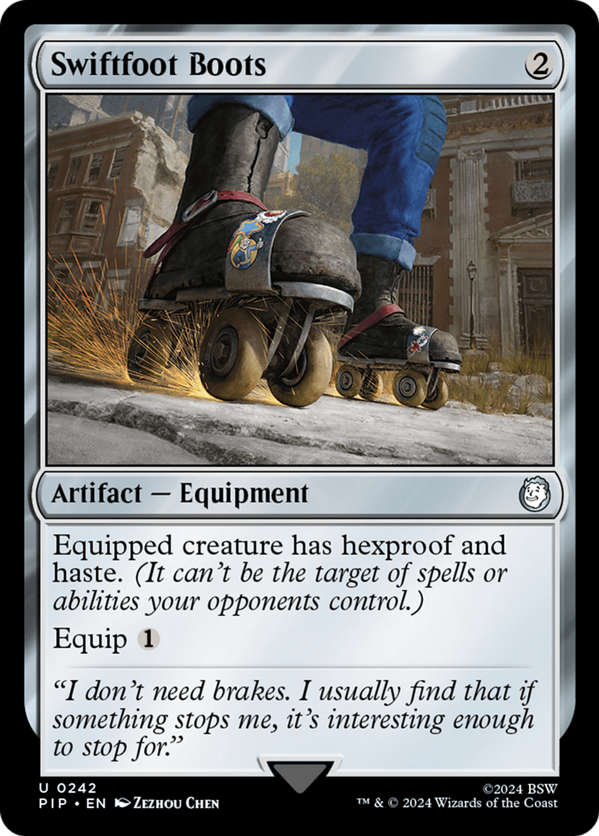 Bottes de piedagile — Fallout — Magic: The Gathering