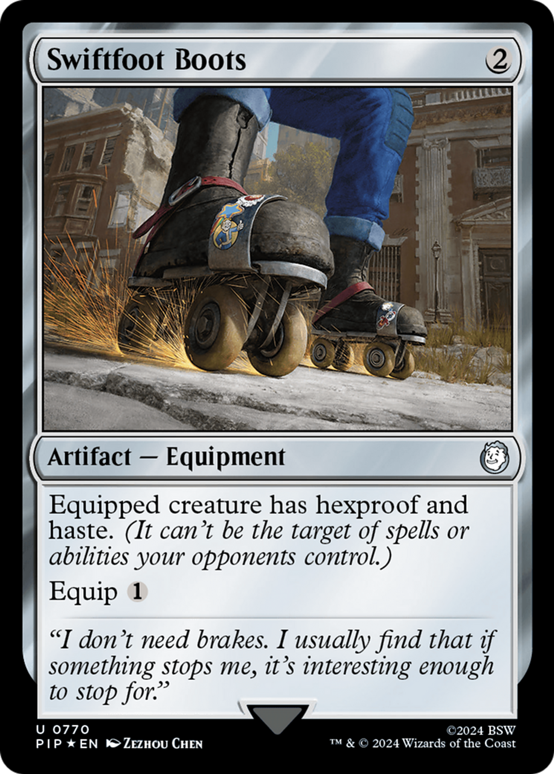 Bottes de piedagile — Fallout — Magic: The Gathering