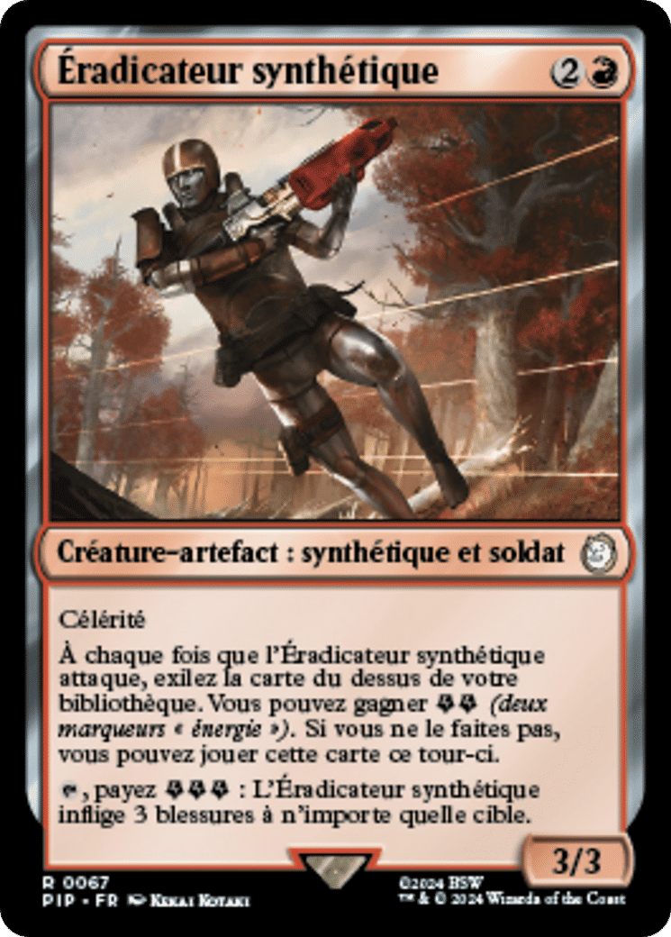 Éradicateur synthétique — Fallout — Magic: The Gathering