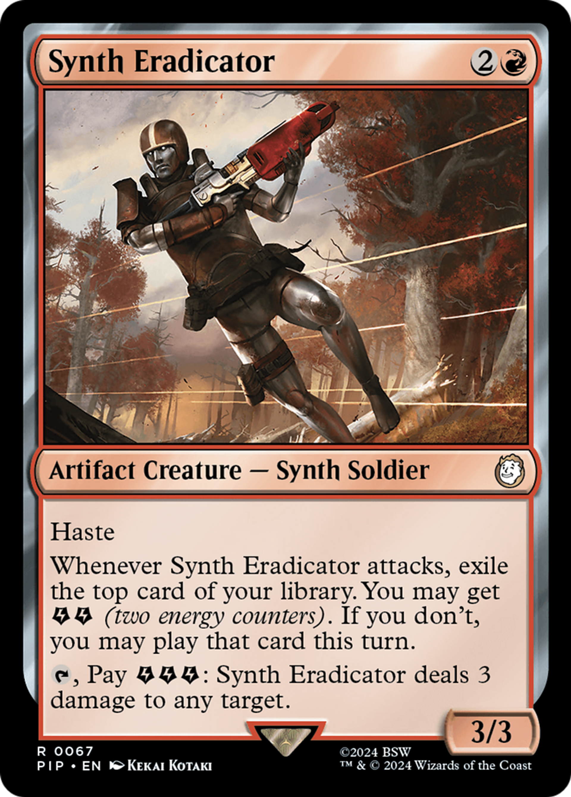 Synth Eradicator — Fallout — Magic: The Gathering