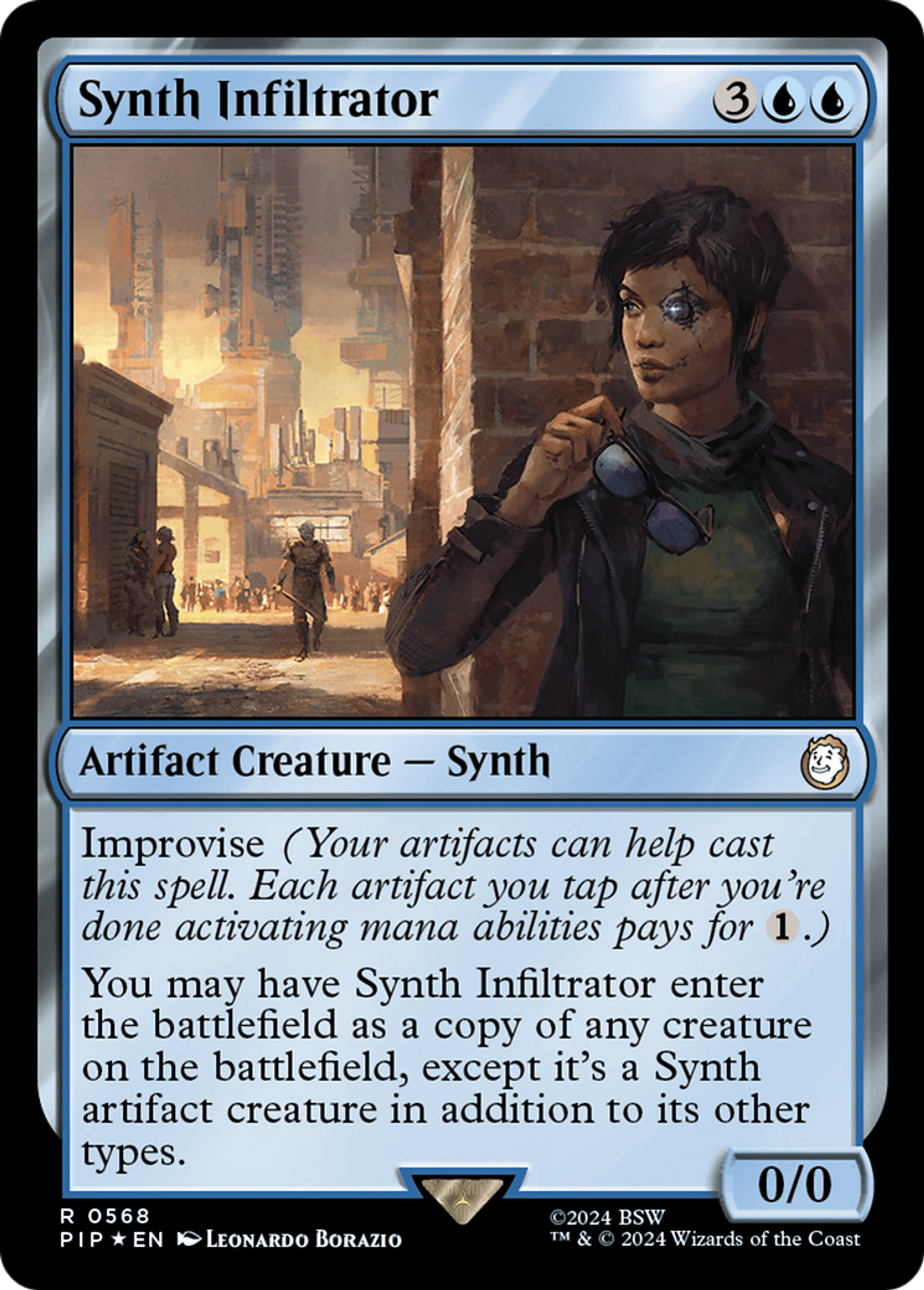 Synth Infiltrator — Fallout — Magic: The Gathering