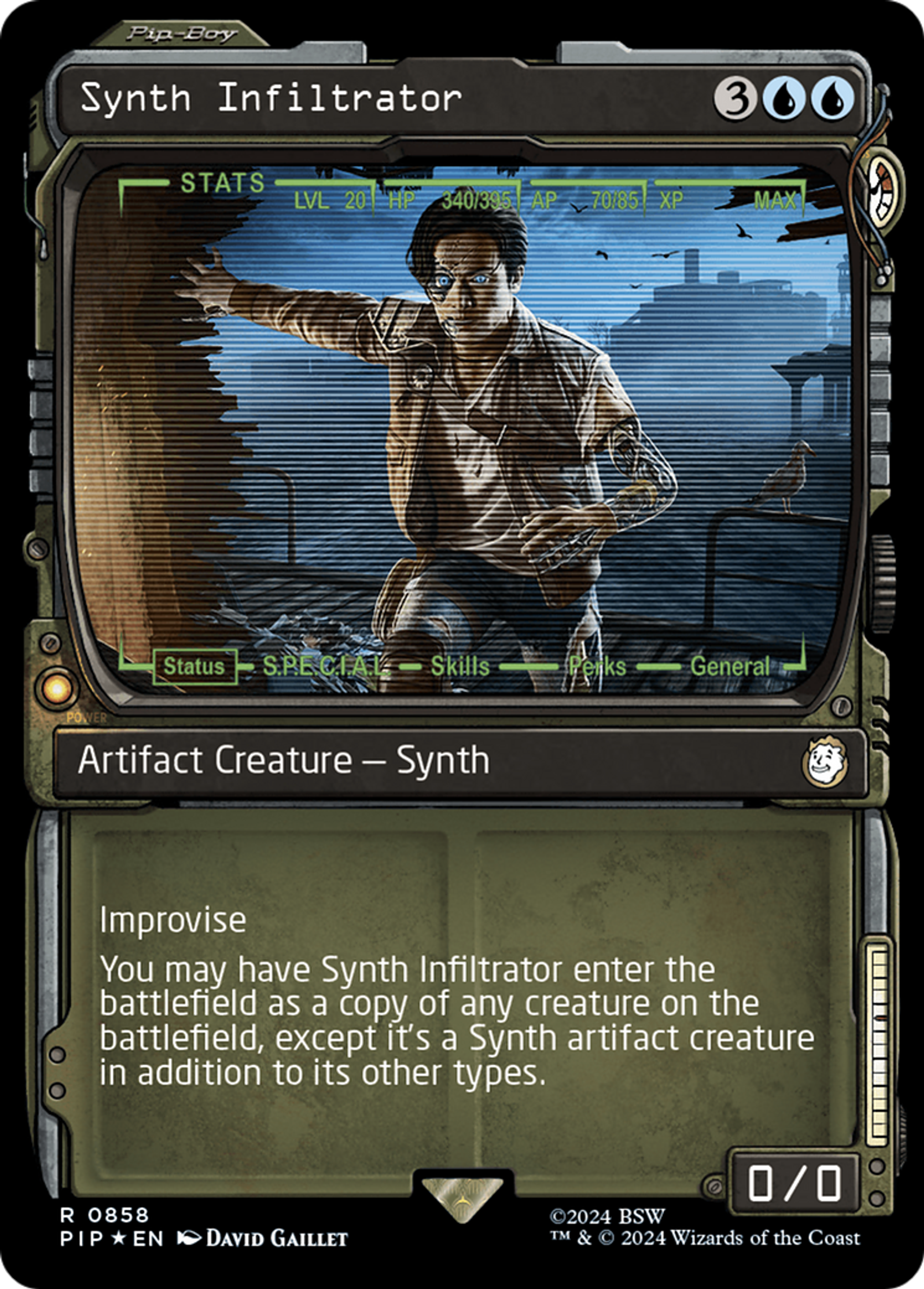 Infiltrateur synthétique — Fallout — Magic: The Gathering