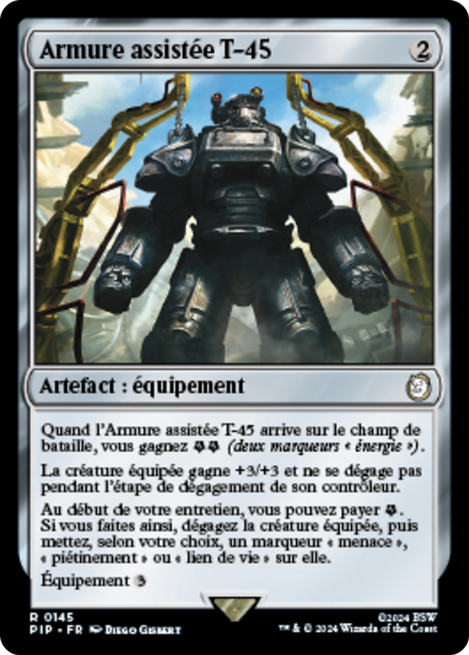Armure assistée T-45 — Fallout — Magic: The Gathering