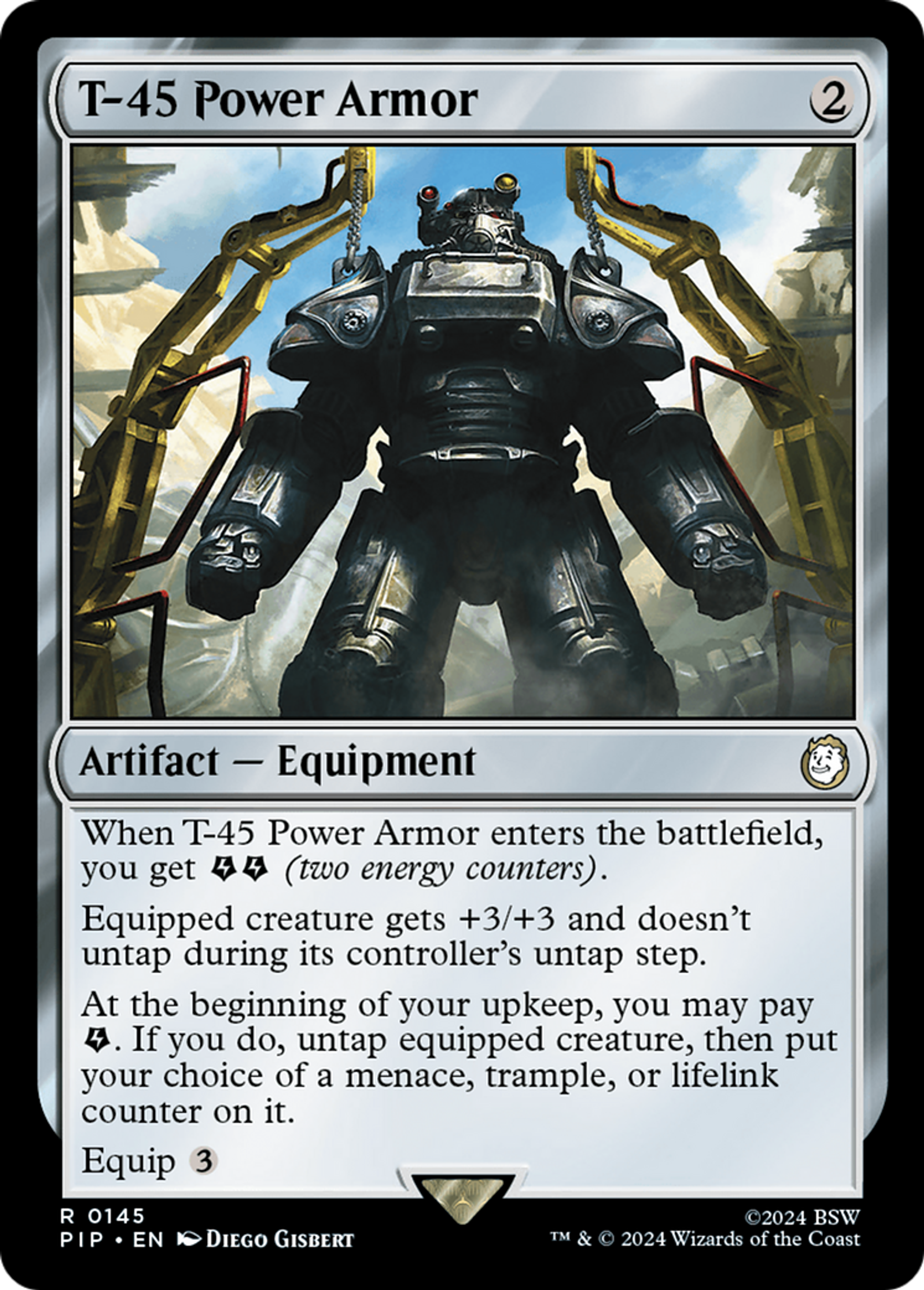 Armure assistée T-45 — Fallout — Magic: The Gathering