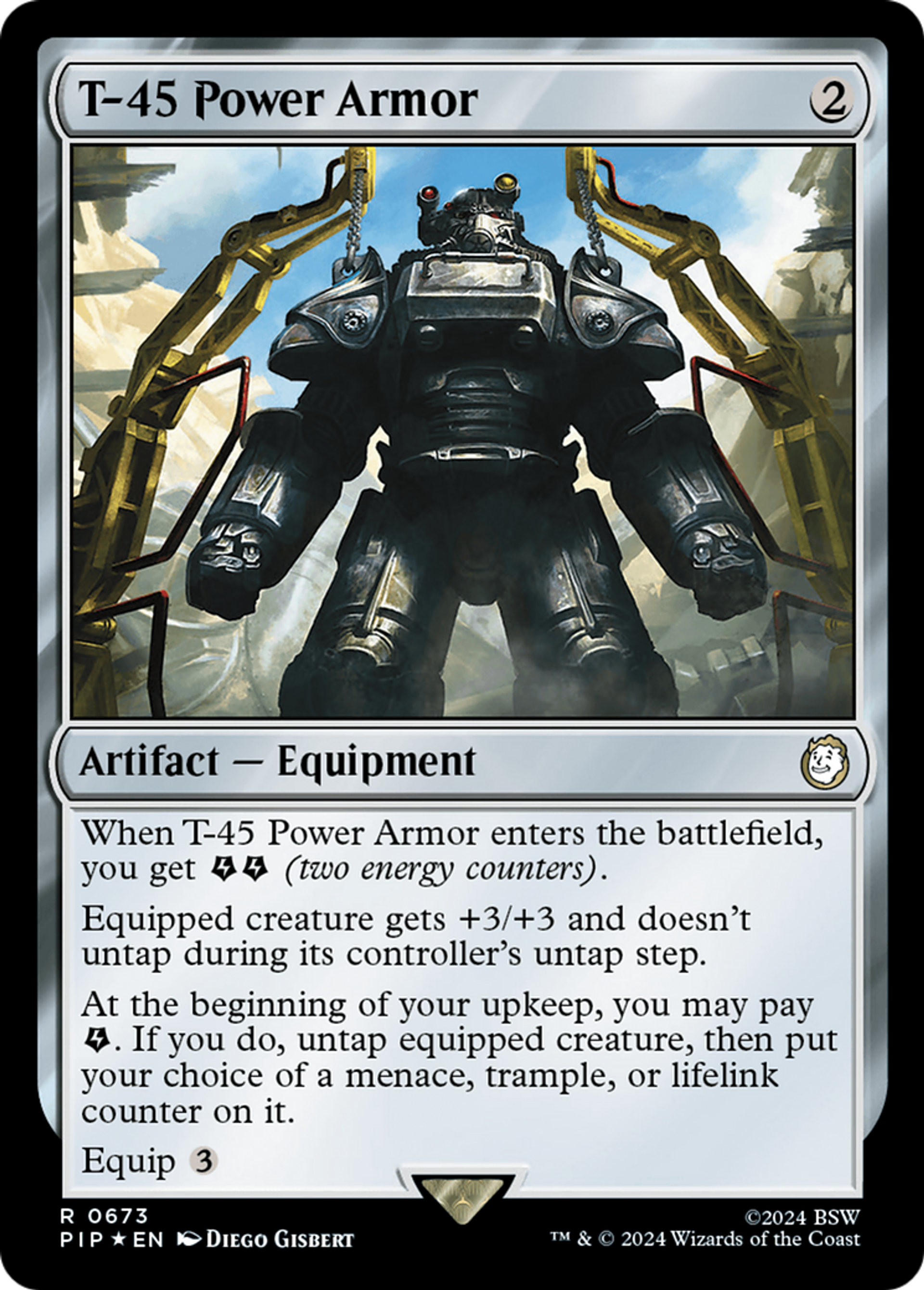 Armure assistée T-45 — Fallout — Magic: The Gathering
