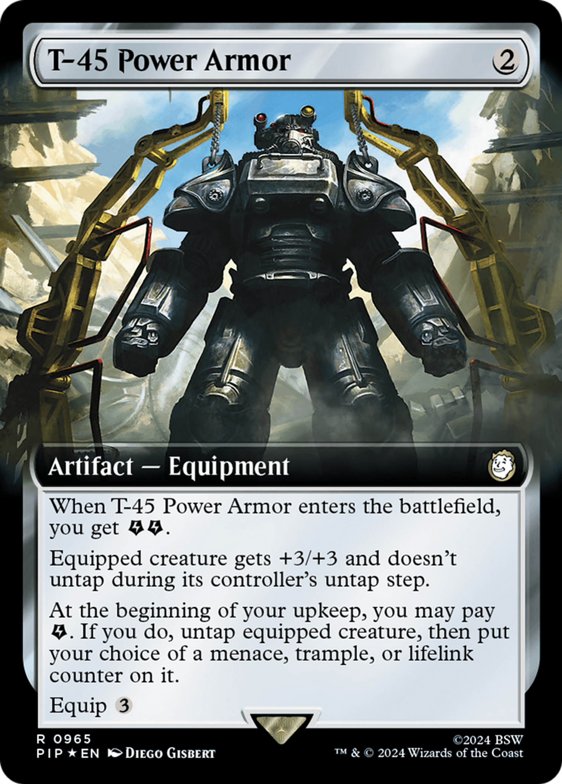 Armure assistée T-45 — Fallout — Magic: The Gathering