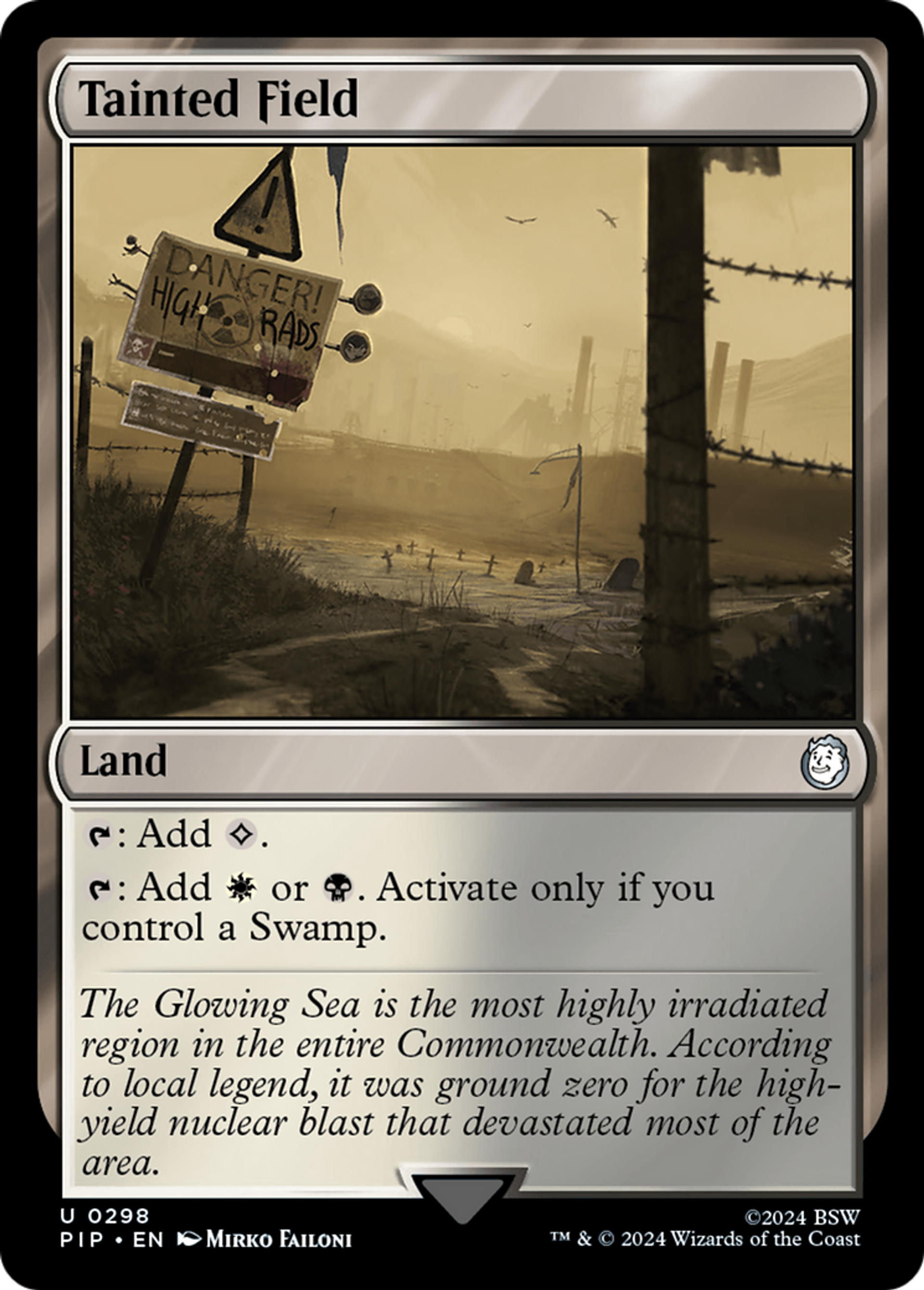 Champ souillé — Fallout — Magic: The Gathering