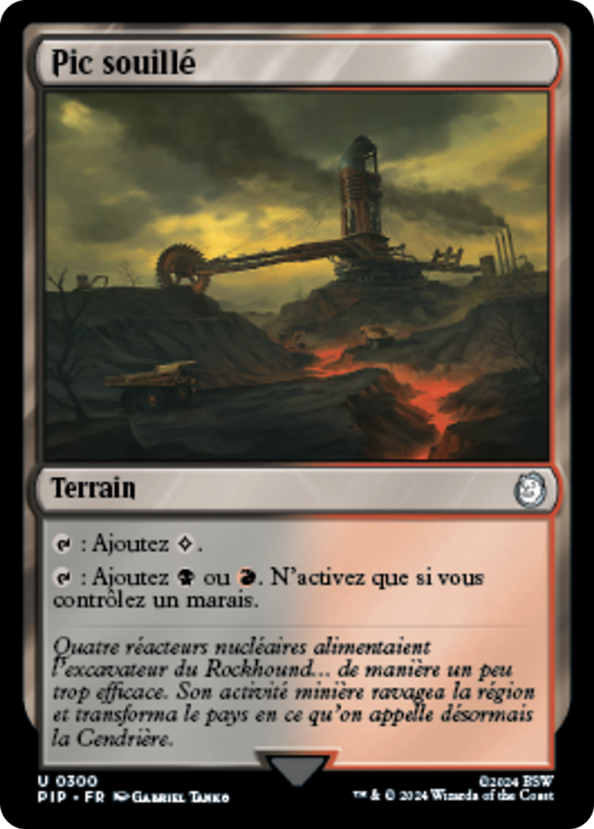 Pic souillé — Fallout — Magic: The Gathering