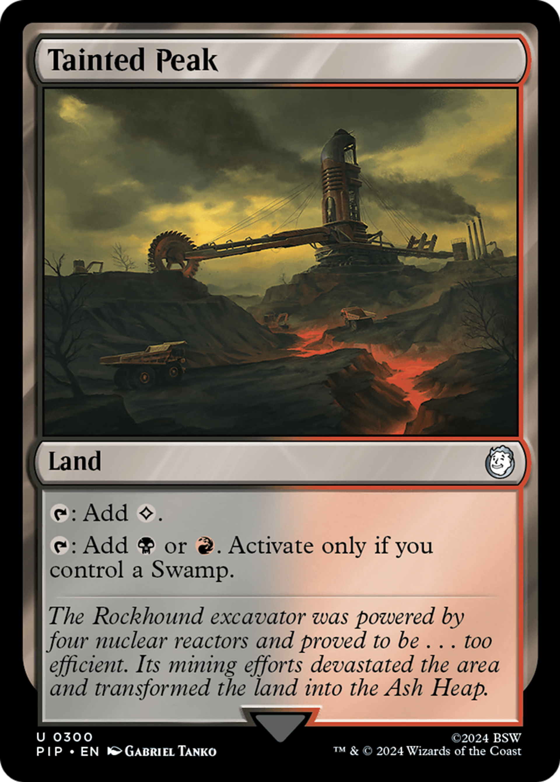 Pic souillé — Fallout — Magic: The Gathering