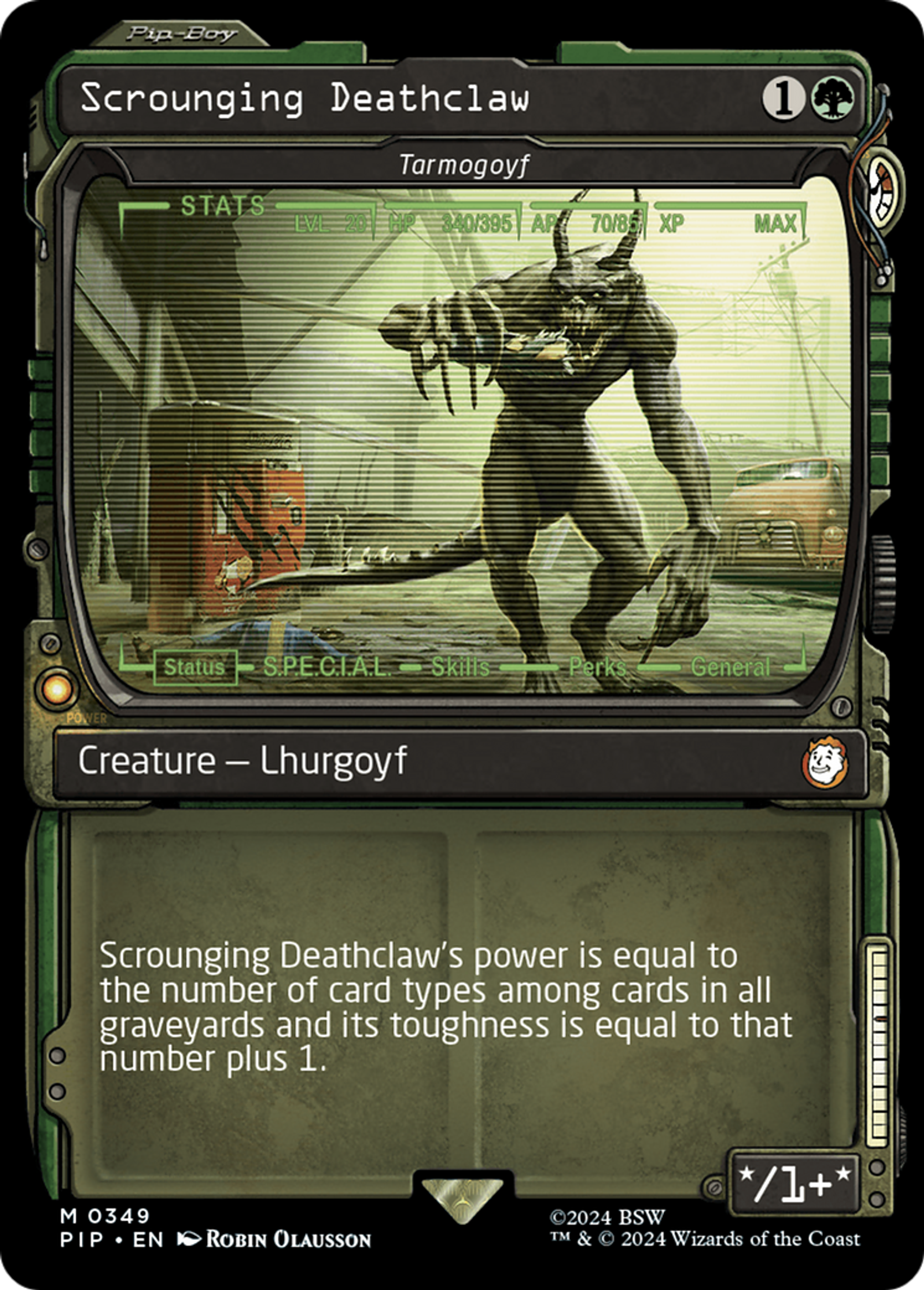 Tarmogoyf — Fallout — Magic: The Gathering