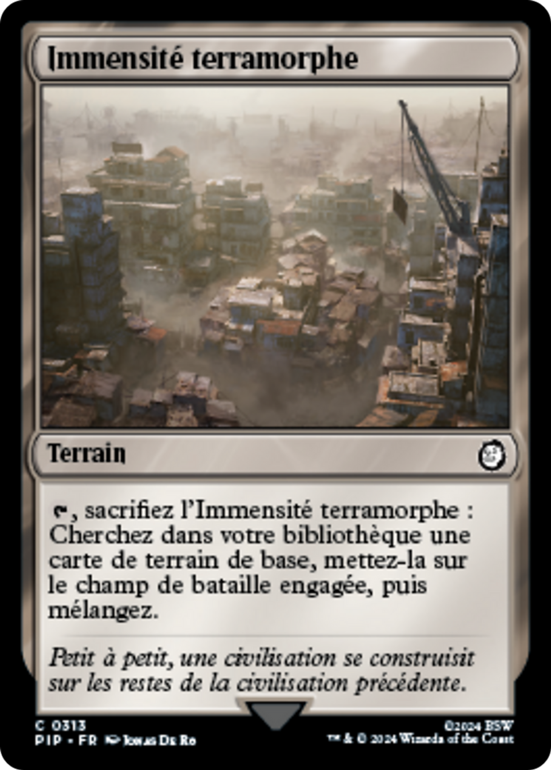 Immensité terramorphe — Fallout — Magic: The Gathering