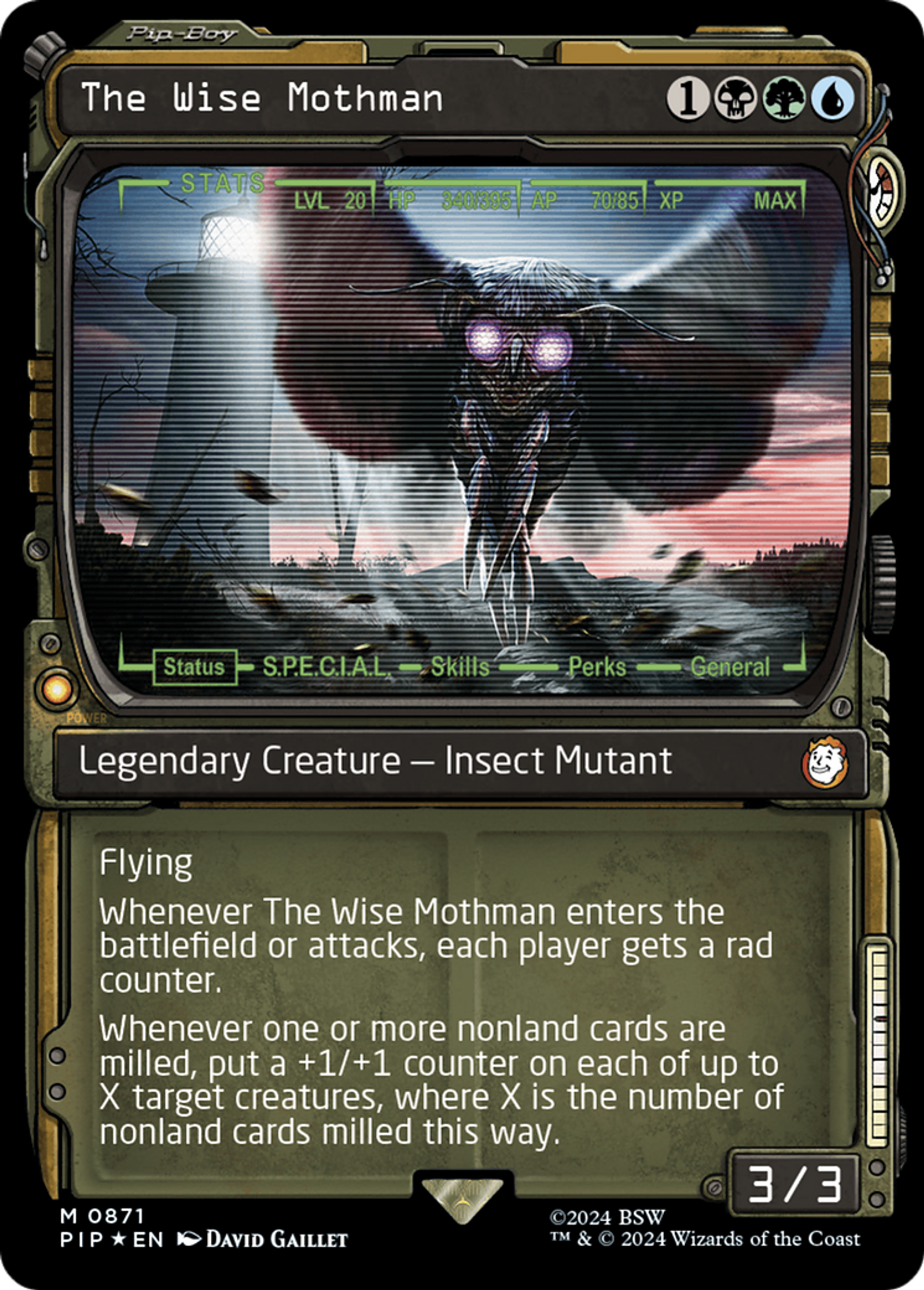The Wise Mothman — Fallout — Magic: The Gathering