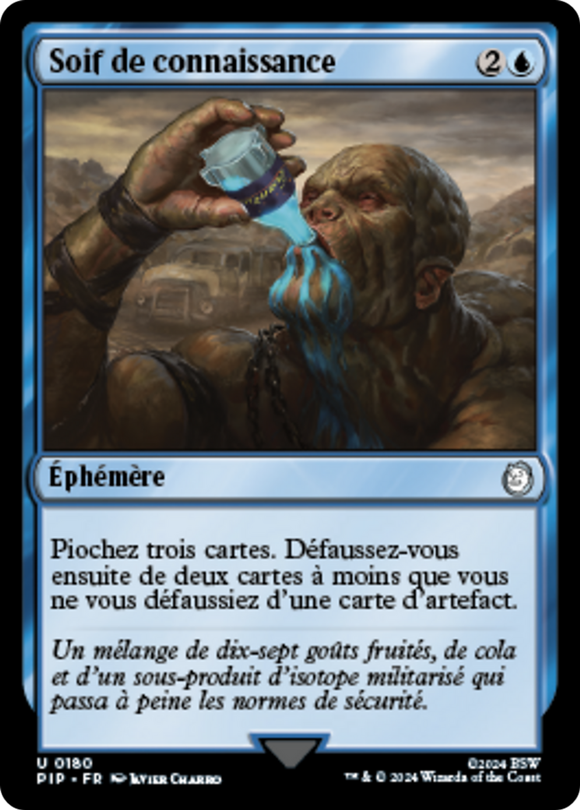 Soif de connaissance — Fallout — Magic: The Gathering