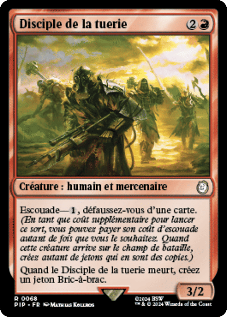 Disciple de la tuerie — Fallout — Magic: The Gathering